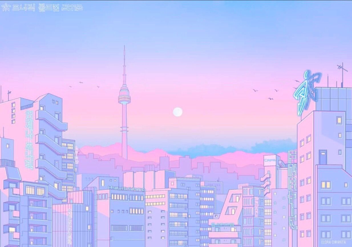 1240x870 Pink Anime Aesthetic Desktop Wallpaper Free Pink Anime Aesthetic Desktop Background, Desktop