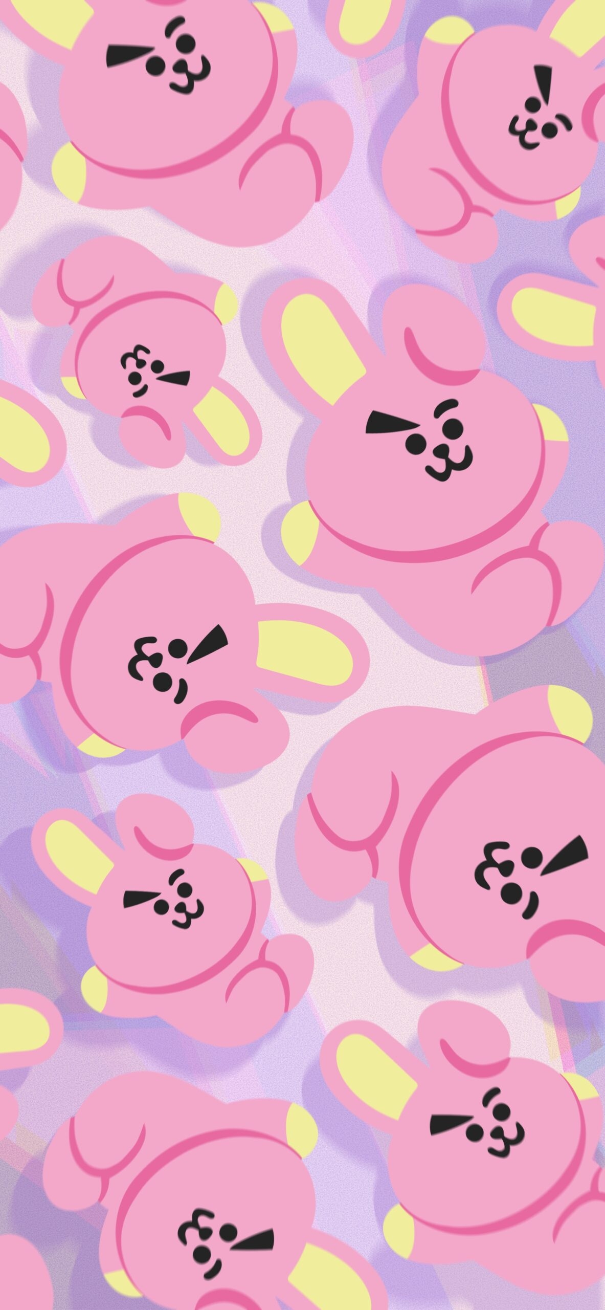 1190x2560 BTS BT21 Cooky Abstract Wallpaper, Phone