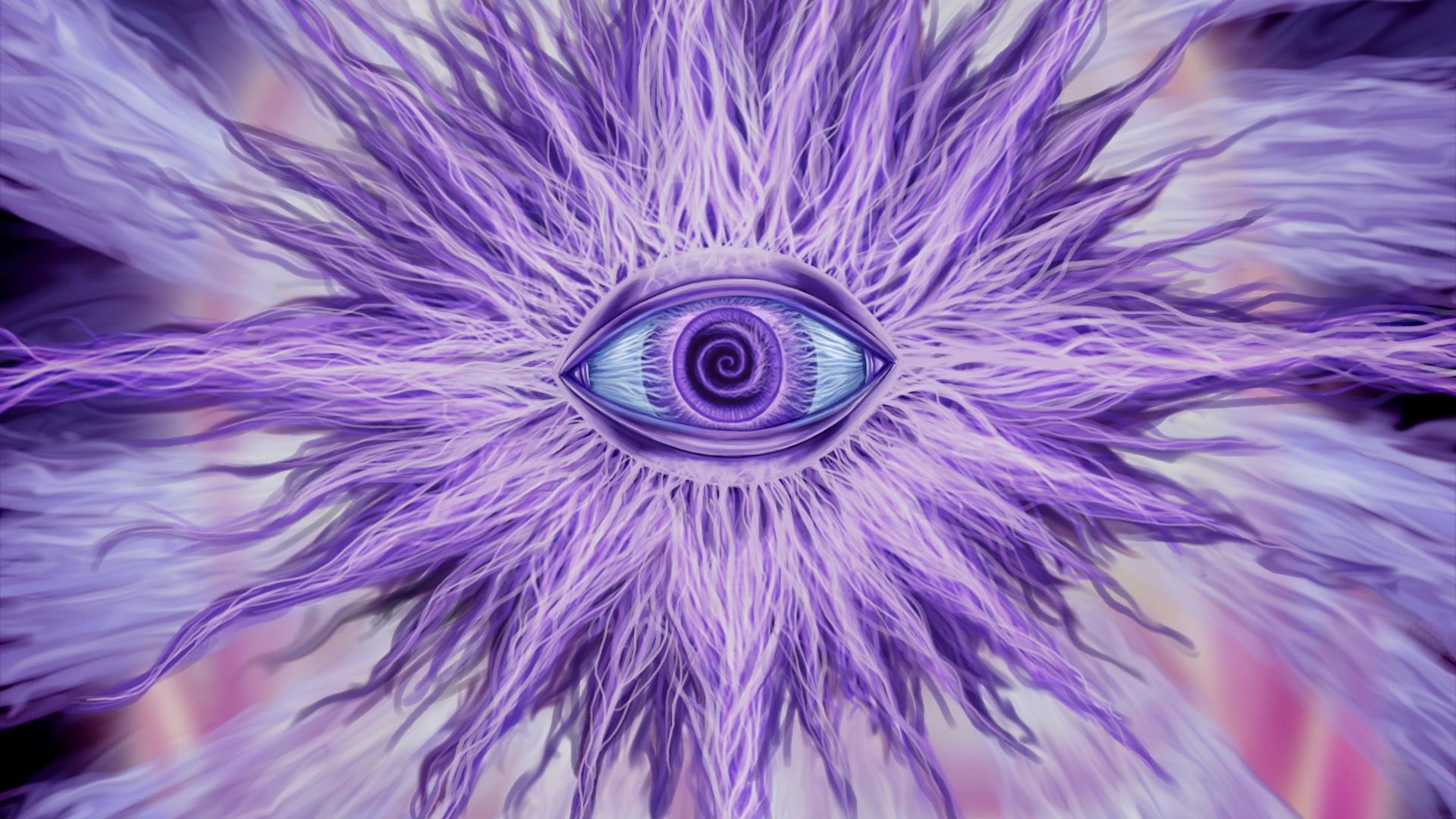 1920x1080 Purple Trippy Art Wallpaper, Desktop