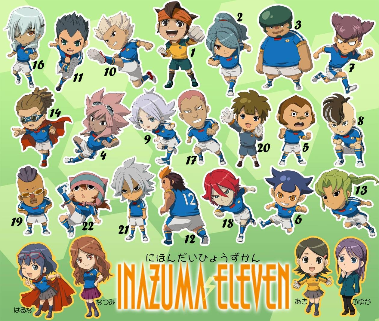 1260x1070 Inazuma Eleven! Chibi Wallpaper Eleven Wallpaper, Desktop