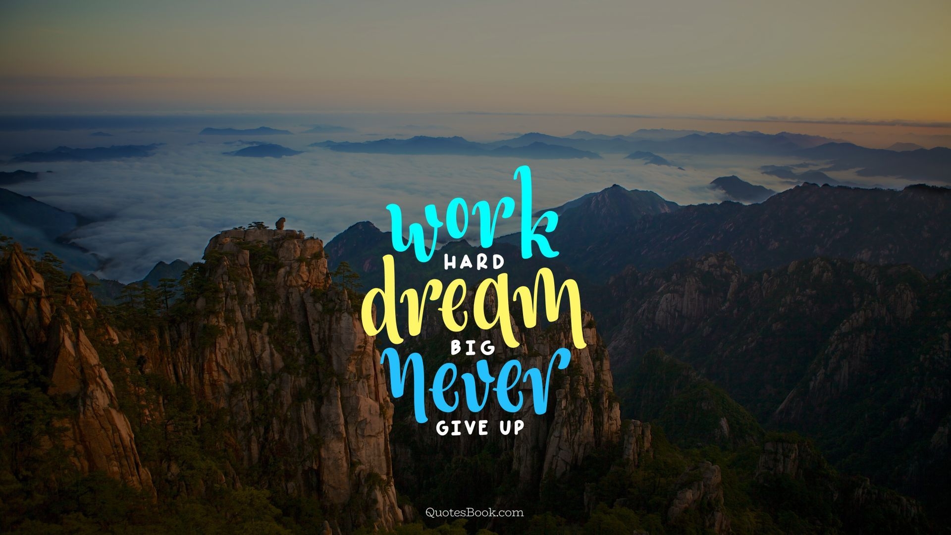 1920x1080 Work Hard Dream Big Never Give Up Hard Dream Big HD Wallpaper, Desktop