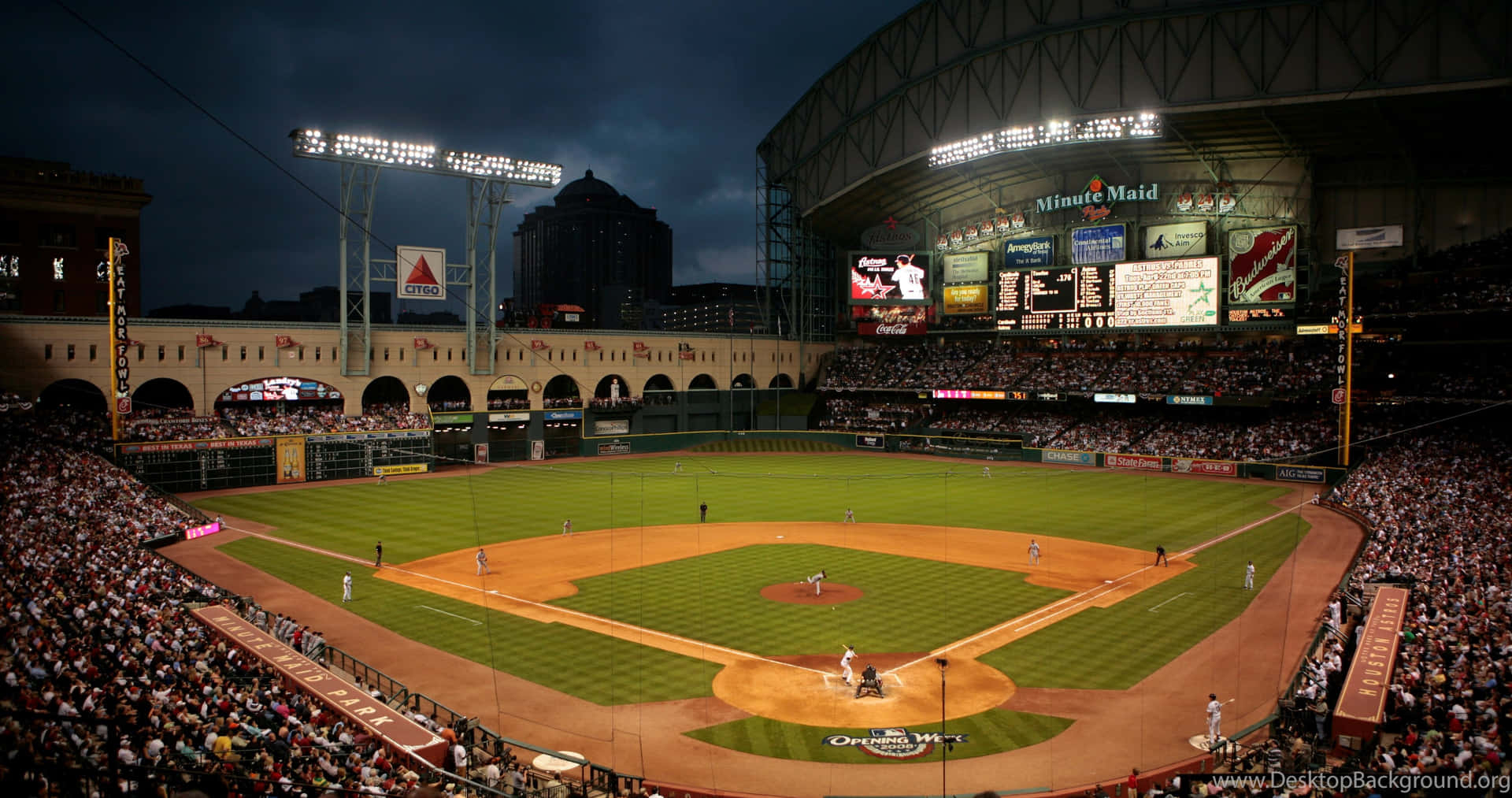 1920x1020 Baseball Field Background, Desktop