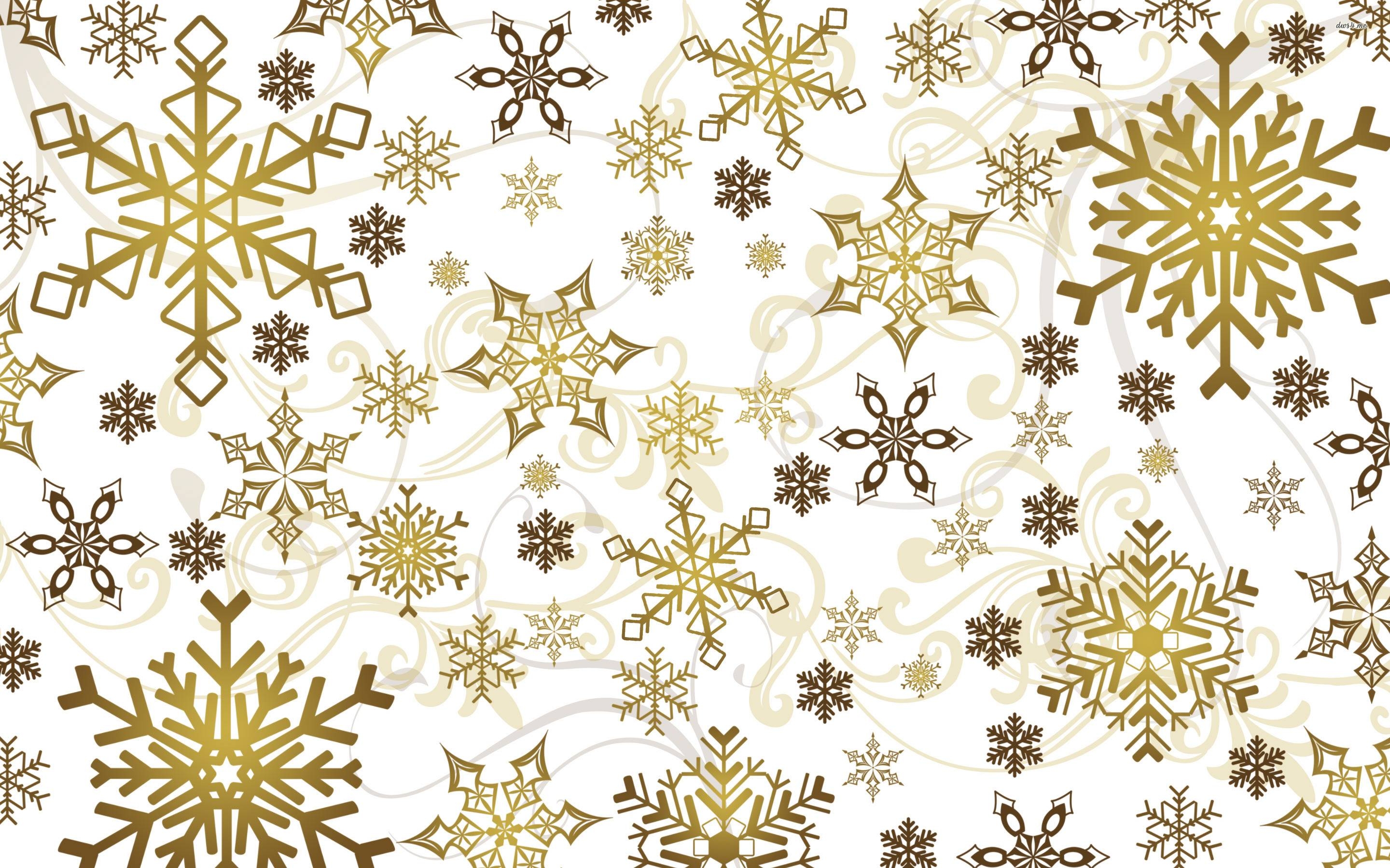 2880x1800 Snowflakes wallpaper, Desktop