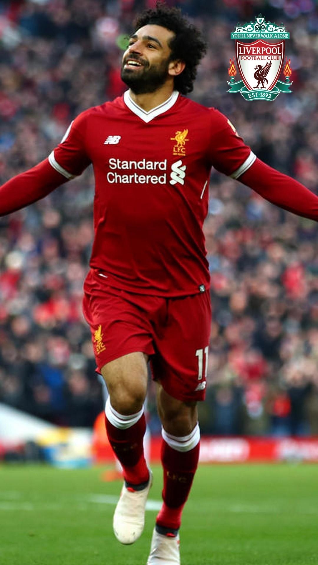 1080x1920 Liverpool Mohamed Salah Wallpaper For iPhone 3D, Phone