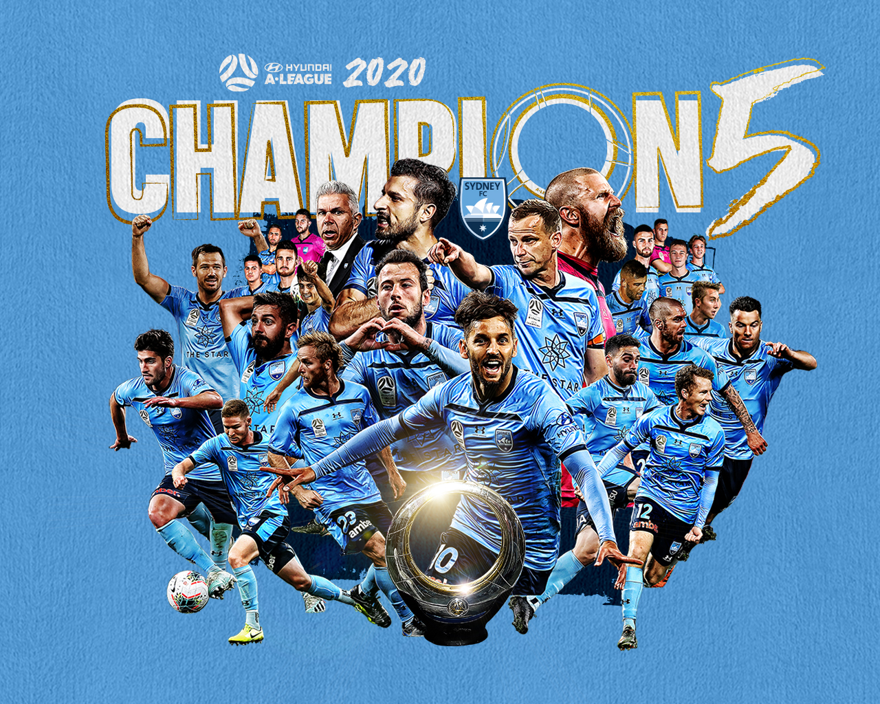 1280x1030 Sydney FC Champions Wallpaper, Desktop