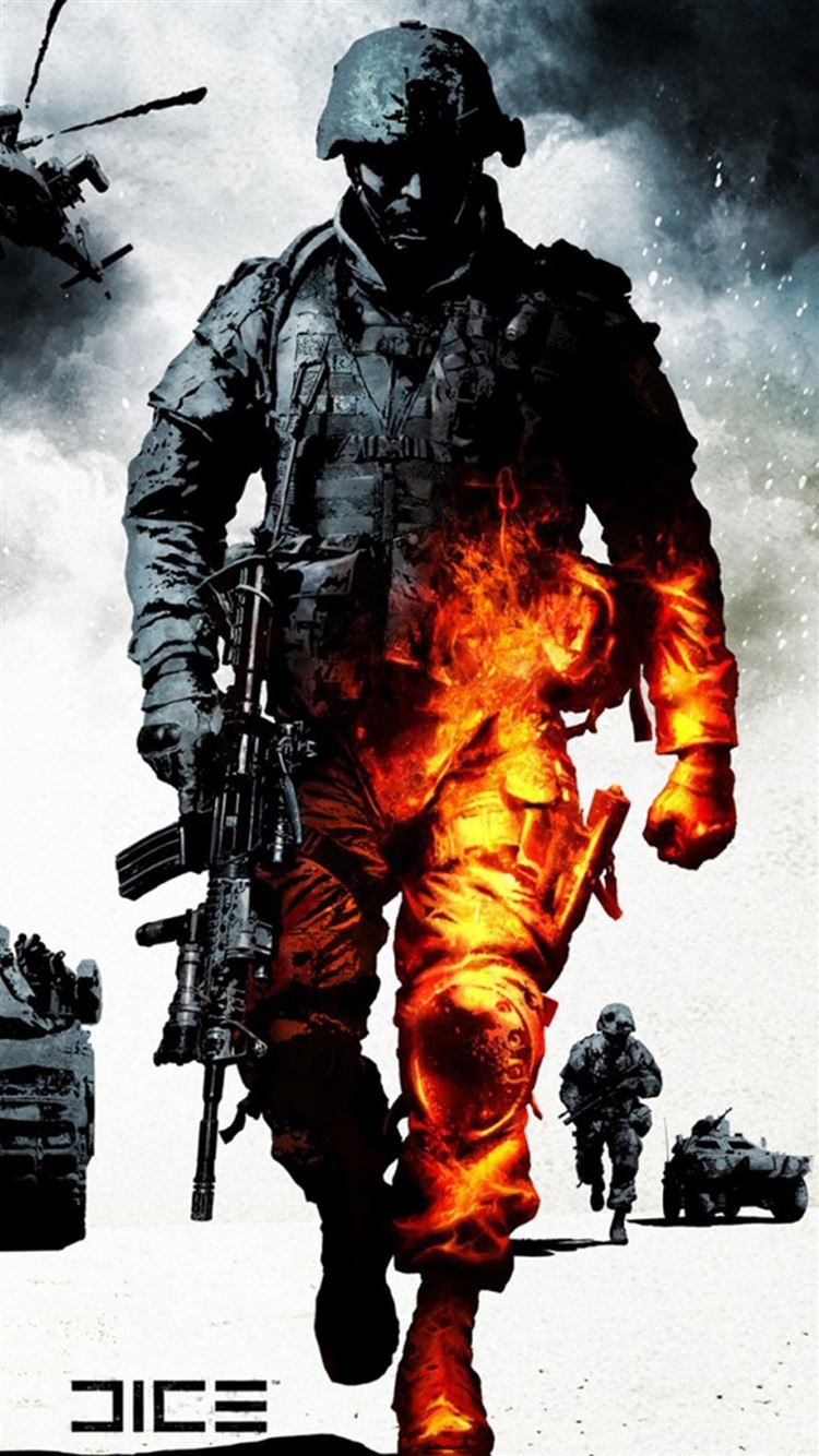 750x1340 Military Burning Soldier iPhone 8 Wallpaper Free Download, Phone