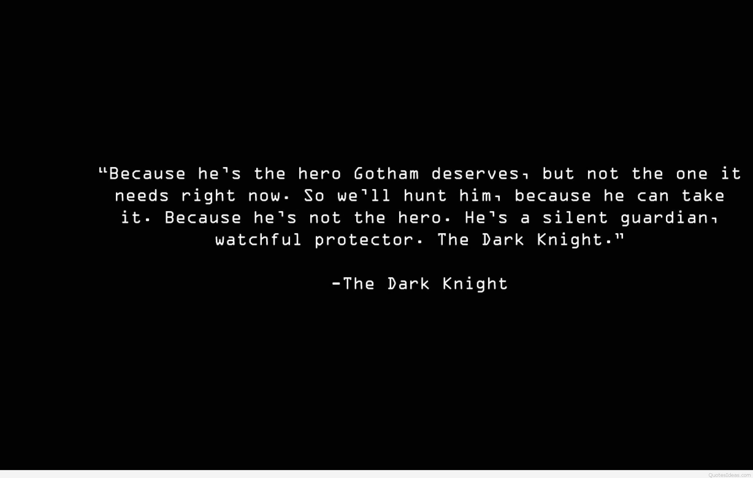 2560x1630 The Dark Night best quotes with background image hd, Desktop