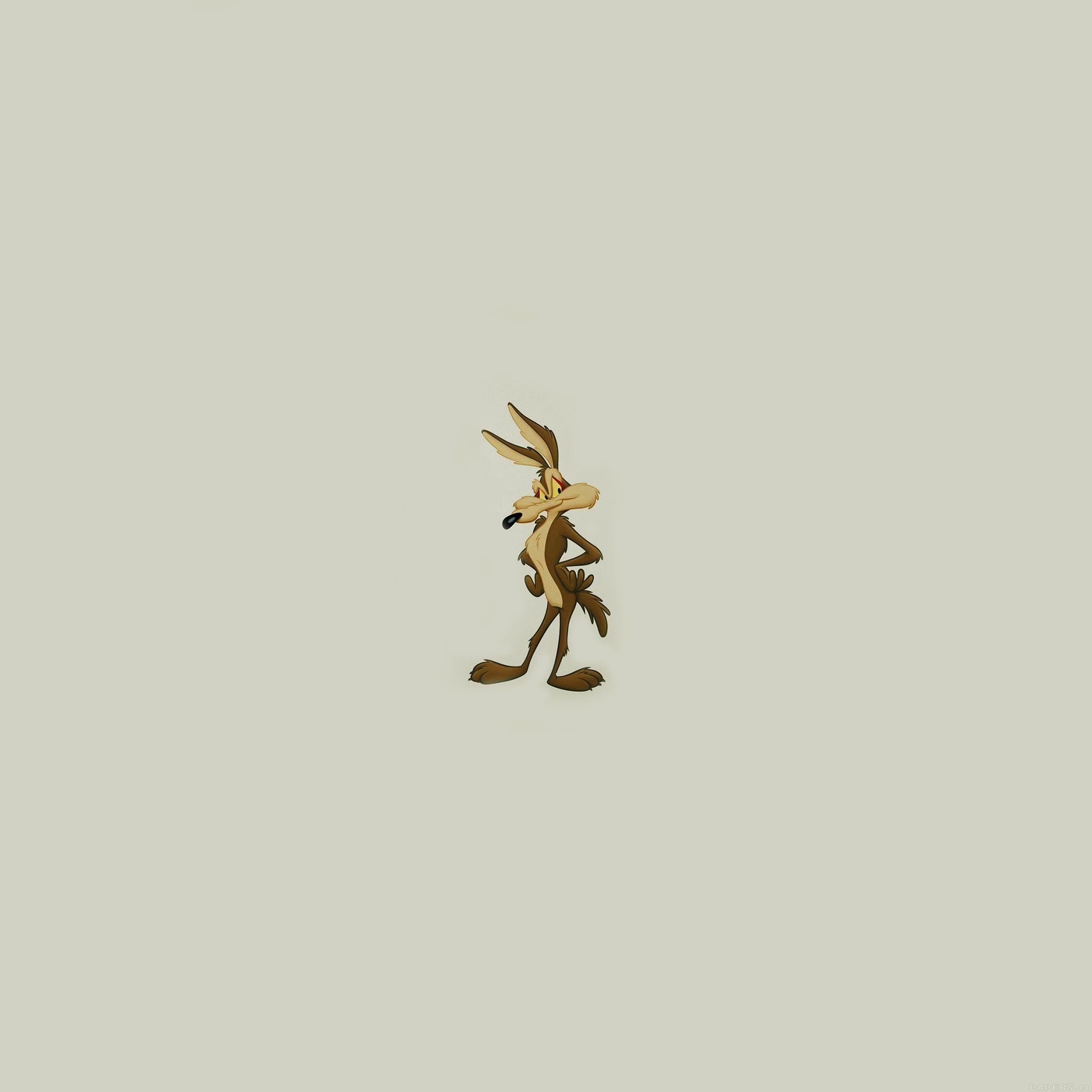 2050x2050 Wile E Coyote In Road Runner Iillust Art Animal iPad Air Wallpaper, Phone