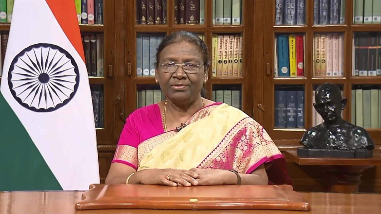 1600x900 President Draupadi Murmu Delivers Her Maiden I Day Eve Speech. Full Text. Latest News India, Desktop