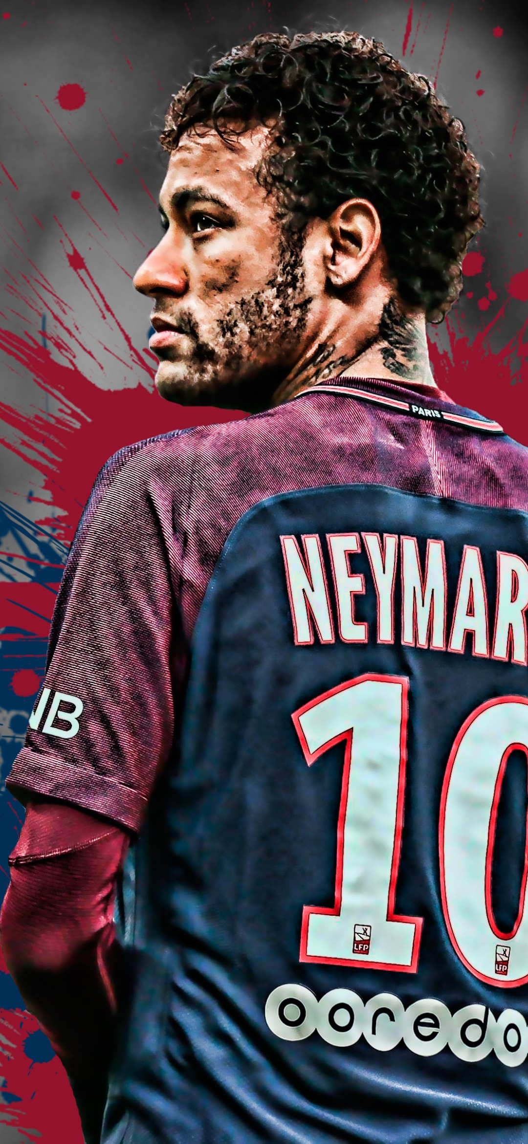 1080x2340 Wallpaper / Sports Neymar Phone Wallpaper, Brazilian, Paris Saint Germain F.C., Soccer,  Free Download, Phone