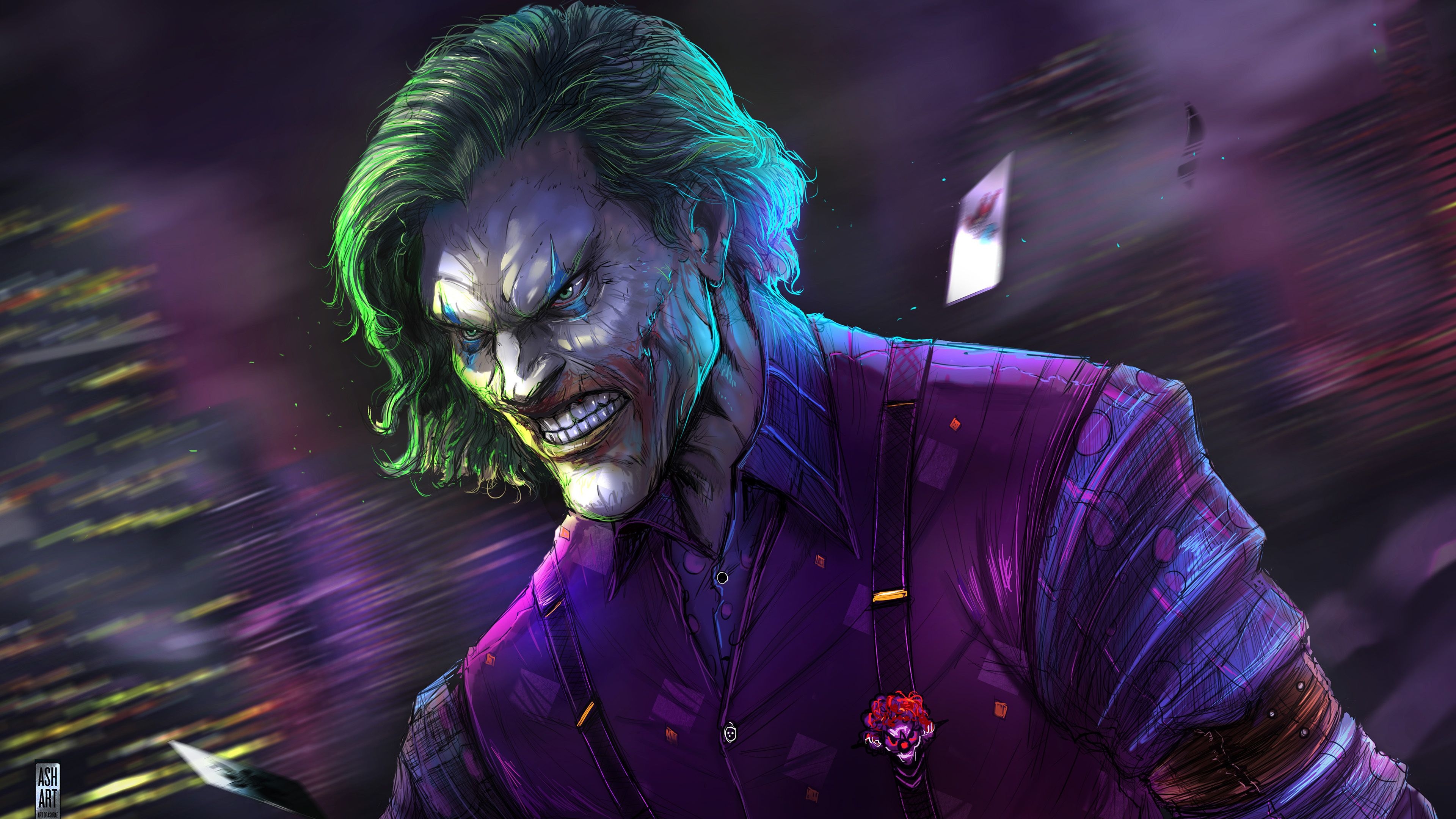 3840x2160 Joker 4K Wallpaper, Desktop