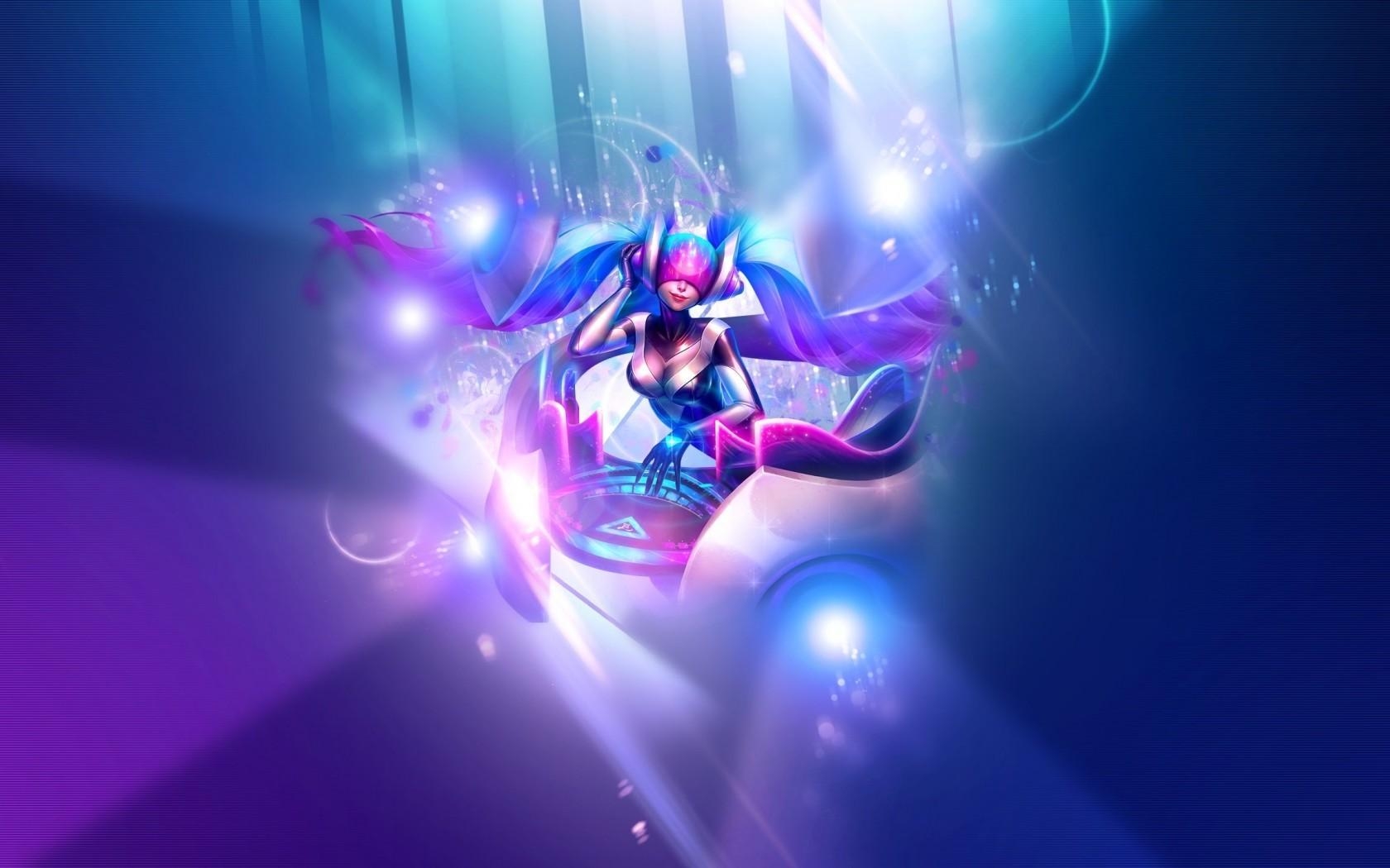 1680x1050 Download  Dj Sona, League Of Legends, Electro Music, Desktop