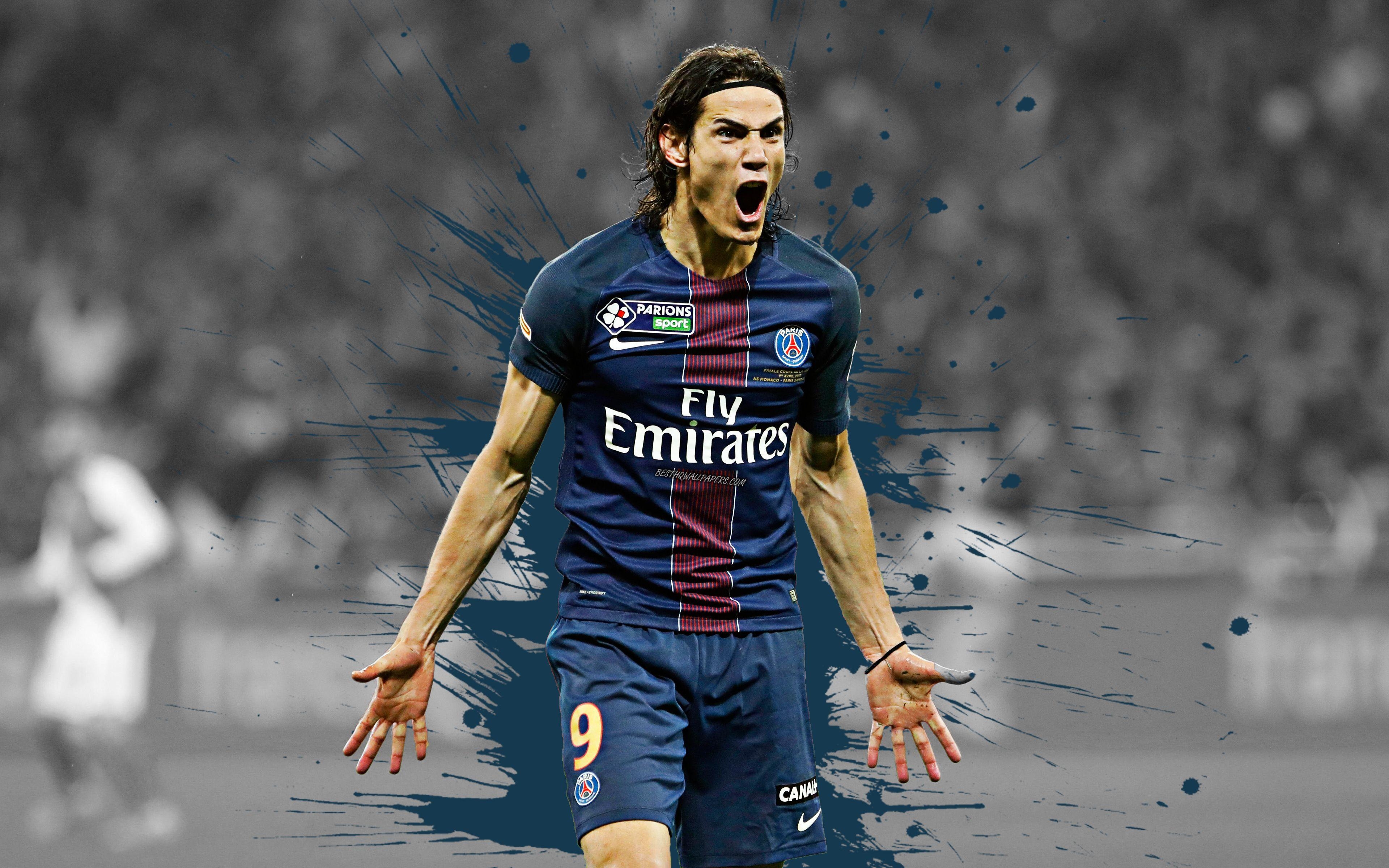 3840x2400 Edinson Cavani 4k Ultra HD Wallpaper. Background Imagex2400, Desktop