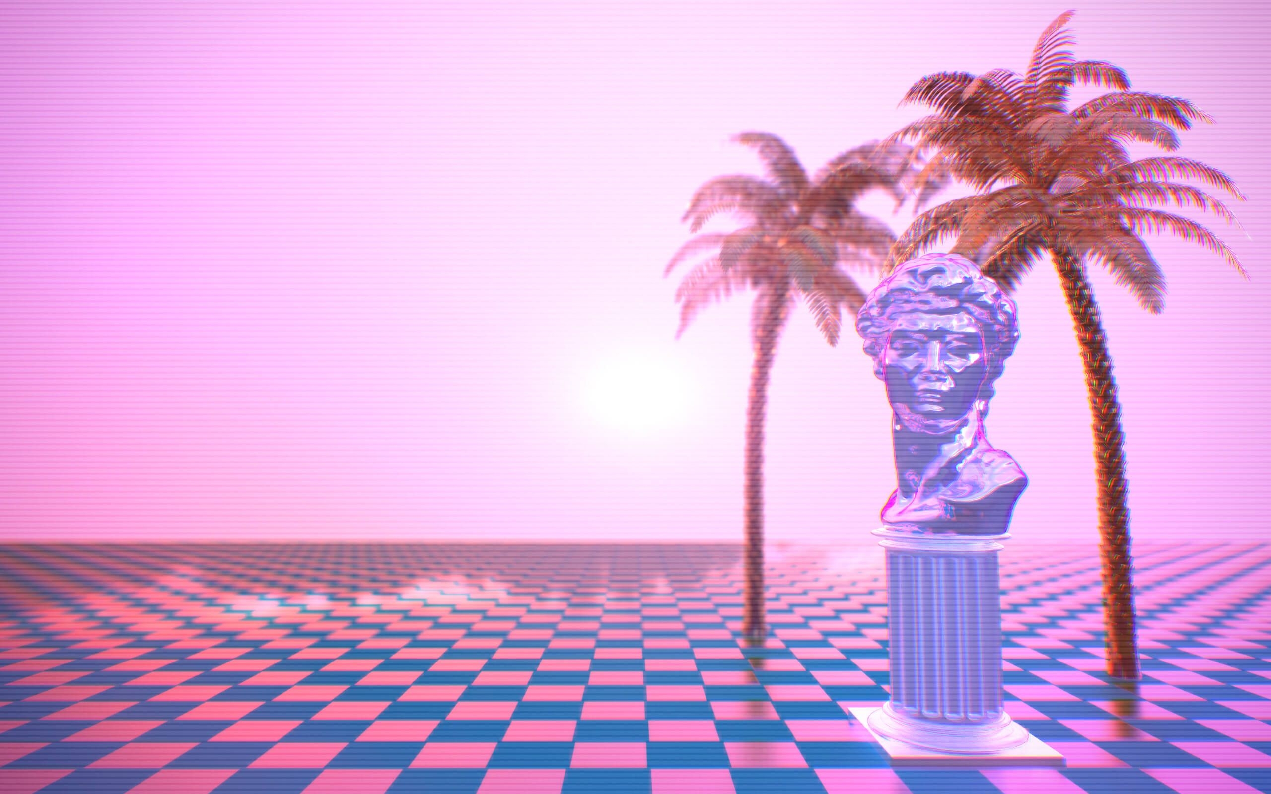 2560x1600 Depressed Vaporwave Wallpaper, Desktop