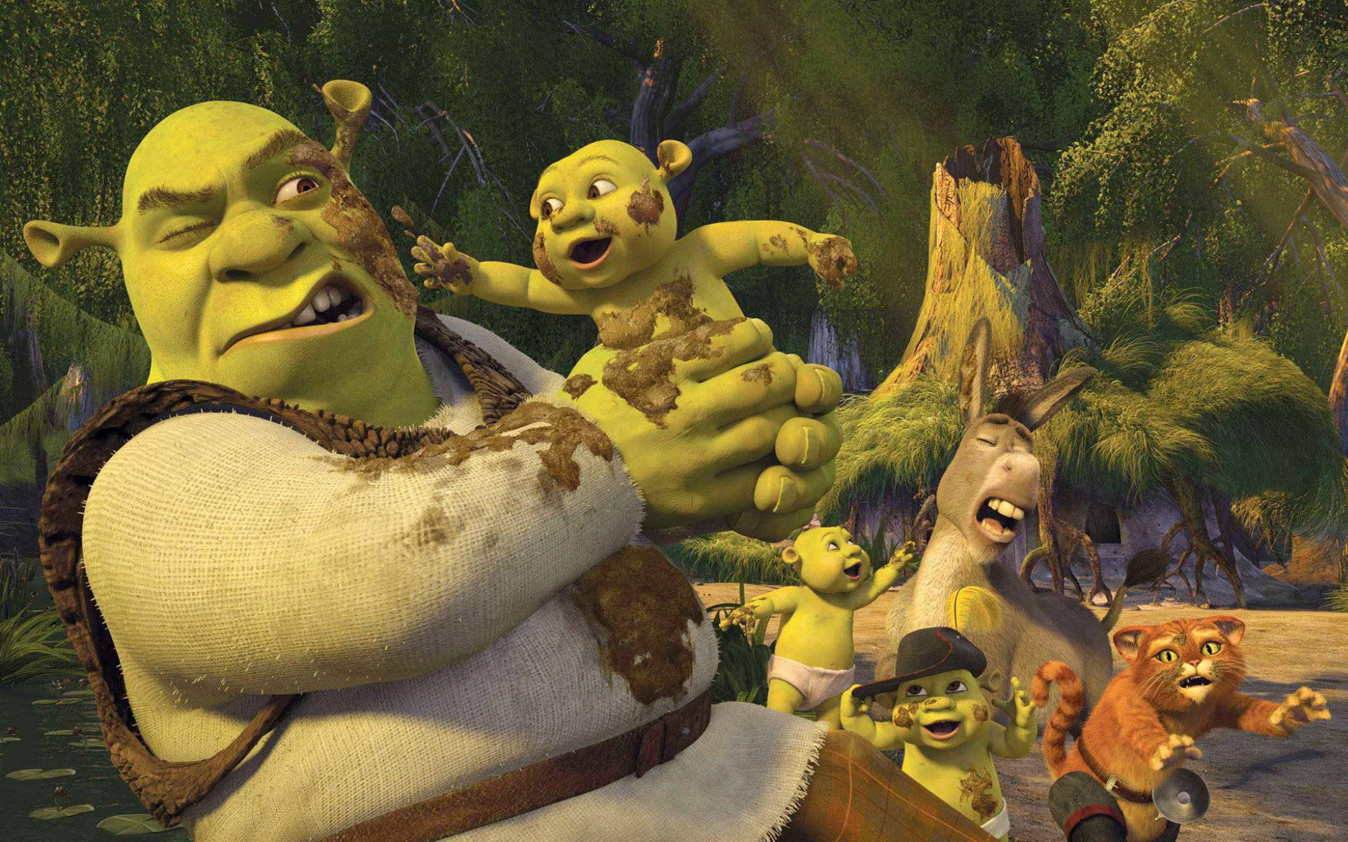 1920x1200 Shrek 4k Shrek Babies Wallpaper, Desktop