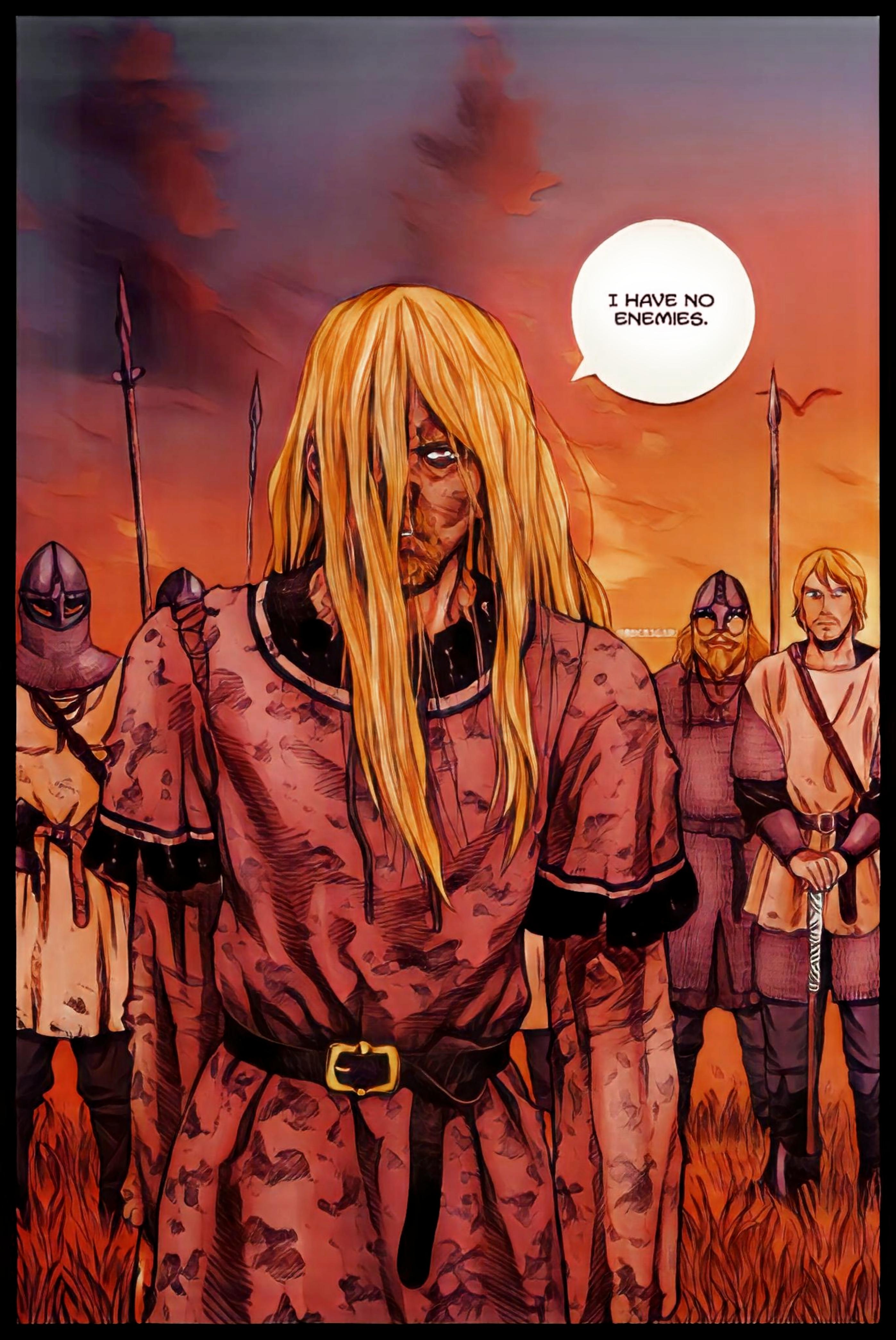 2800x4180 I HAVE NO ENEMIES Thorfinn colored, Phone