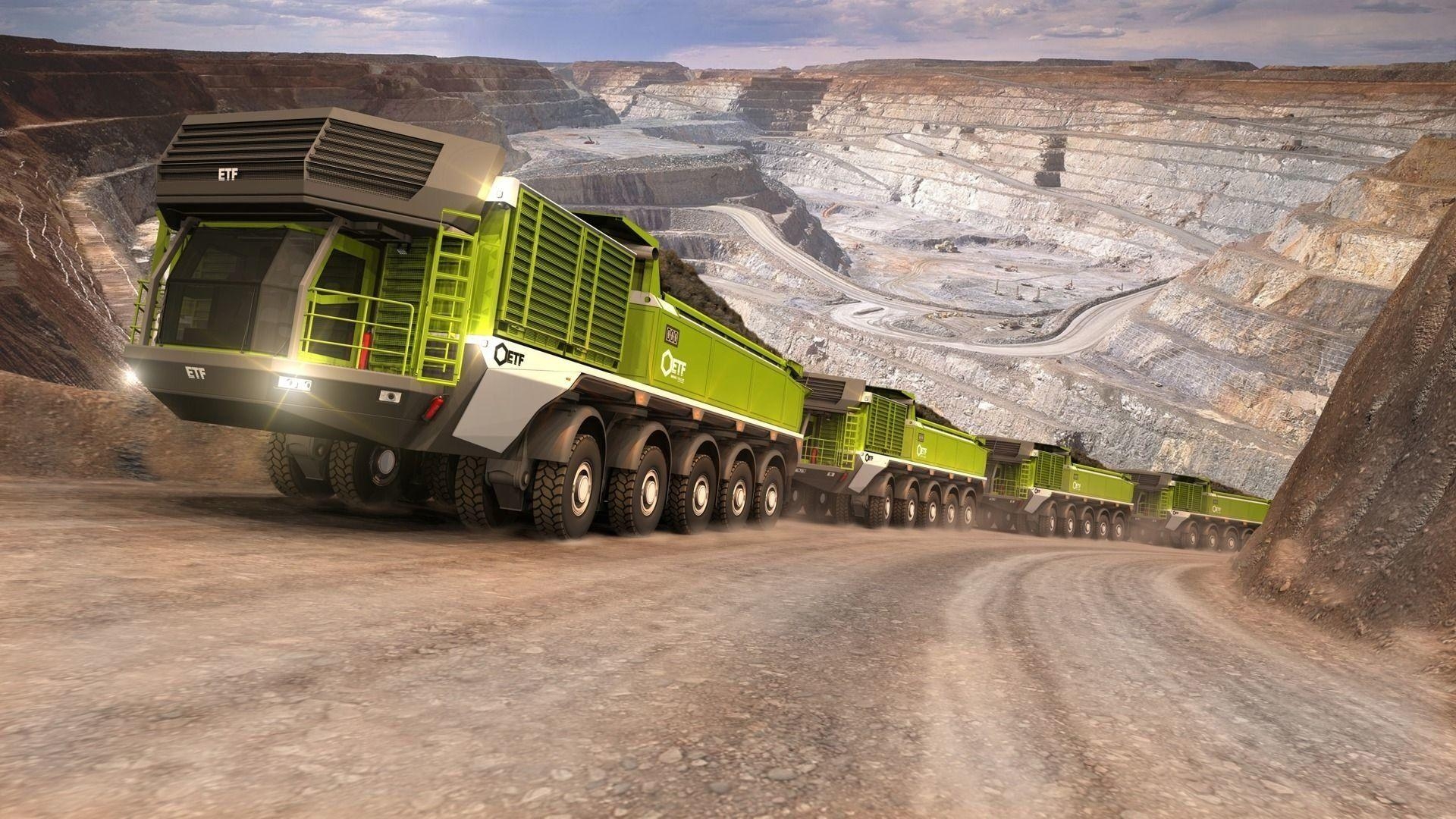 1920x1080 ETF MT 240 Mining Truck Computer Wallpaper, Desktop Background, Desktop