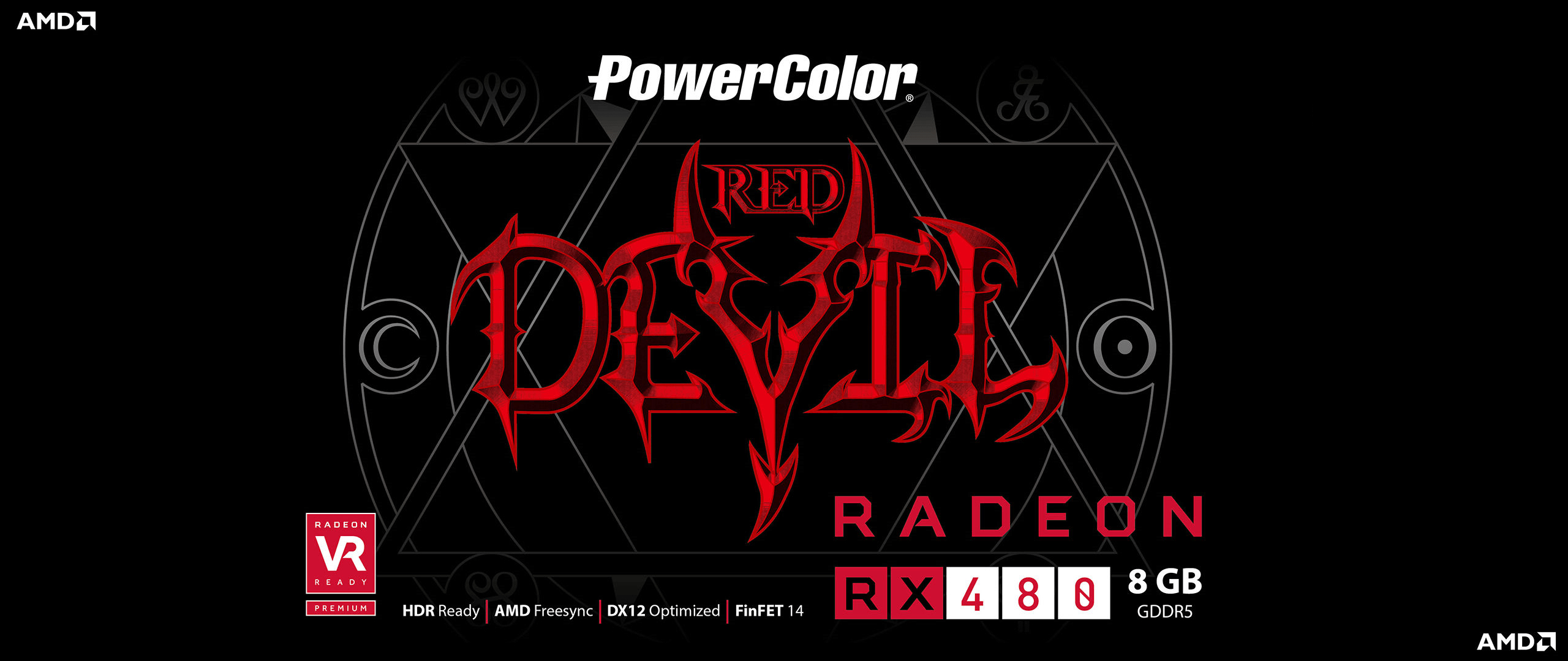 2560x1080 PowerColor Red Devil RX 480, Dual Screen