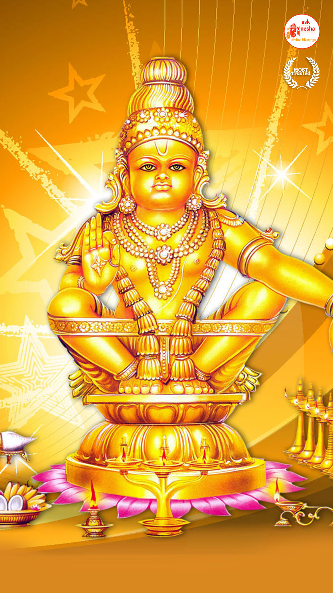 1080x1920 Lord Ayyappa Wallpaper [HD]. Download Free Image on Askganesha, Phone