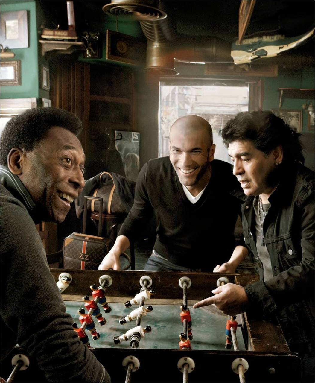 1060x1280 Pele, Zidane & Maradona for Louis Vuitton. One Match Ban, Phone