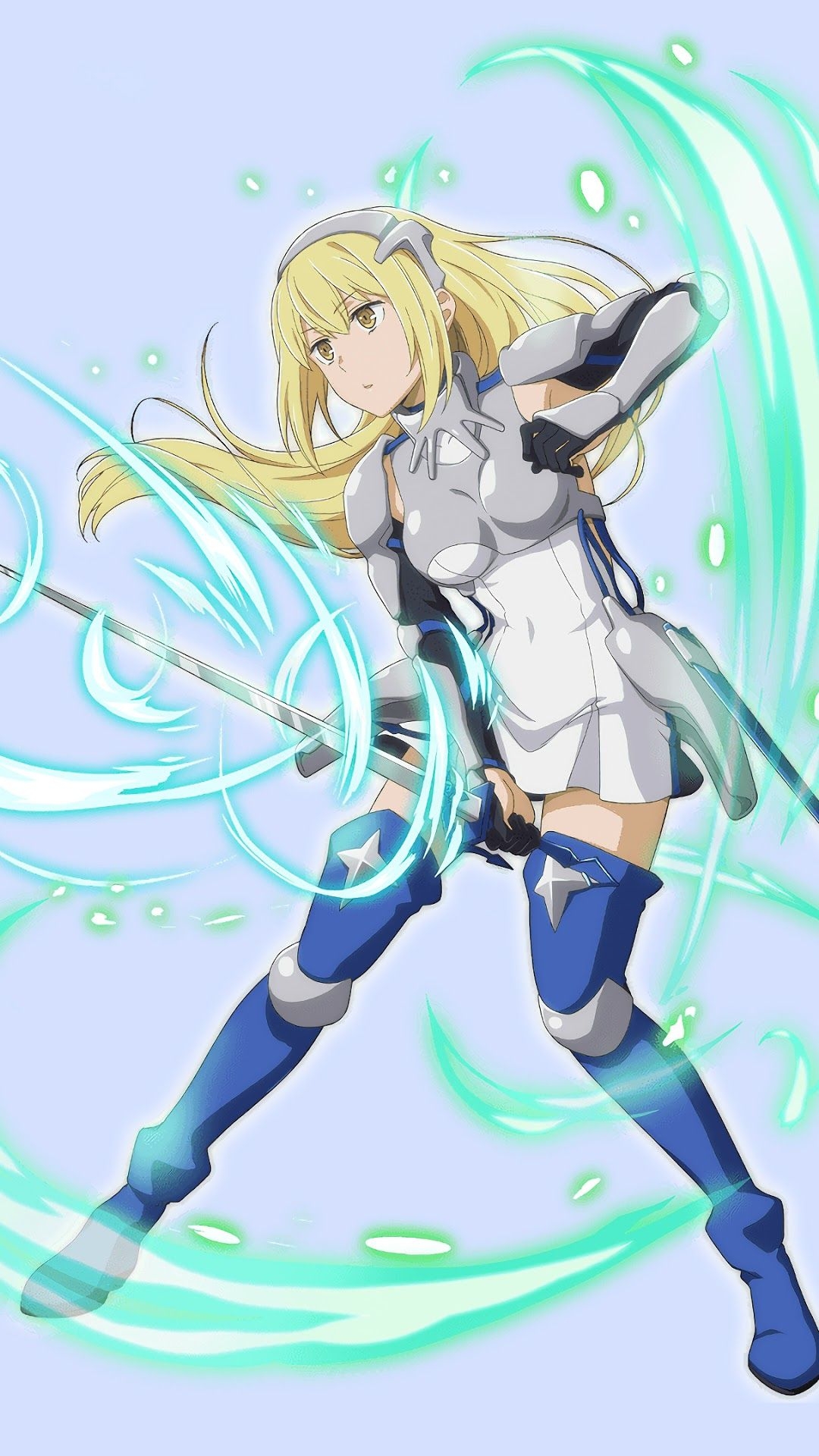 1080x1920 Ais Wallenstein, DanMachi, 4K wallpaperk wallpaper, Phone