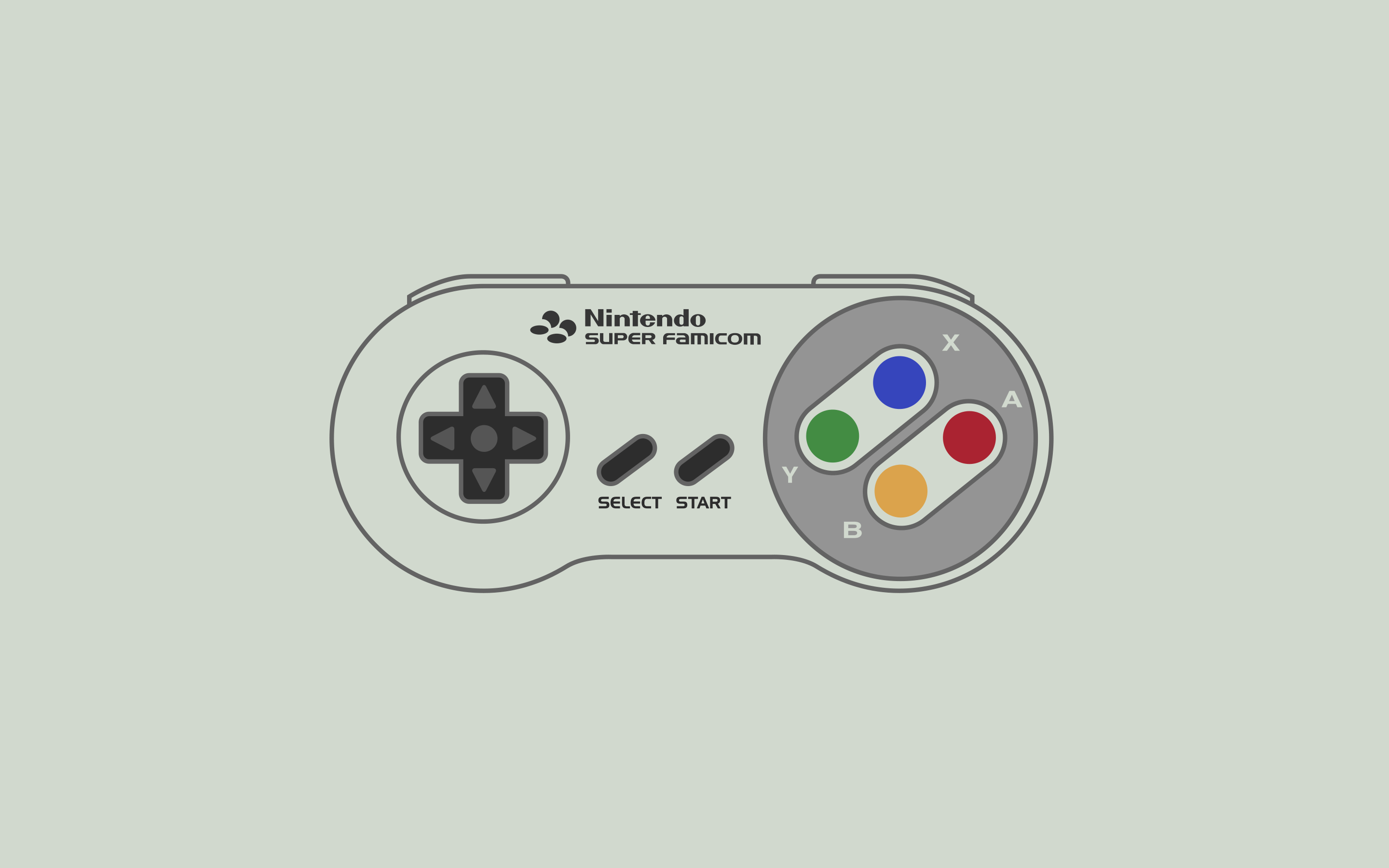 2880x1800 Super Nintendo Controller Wallpaper, Desktop