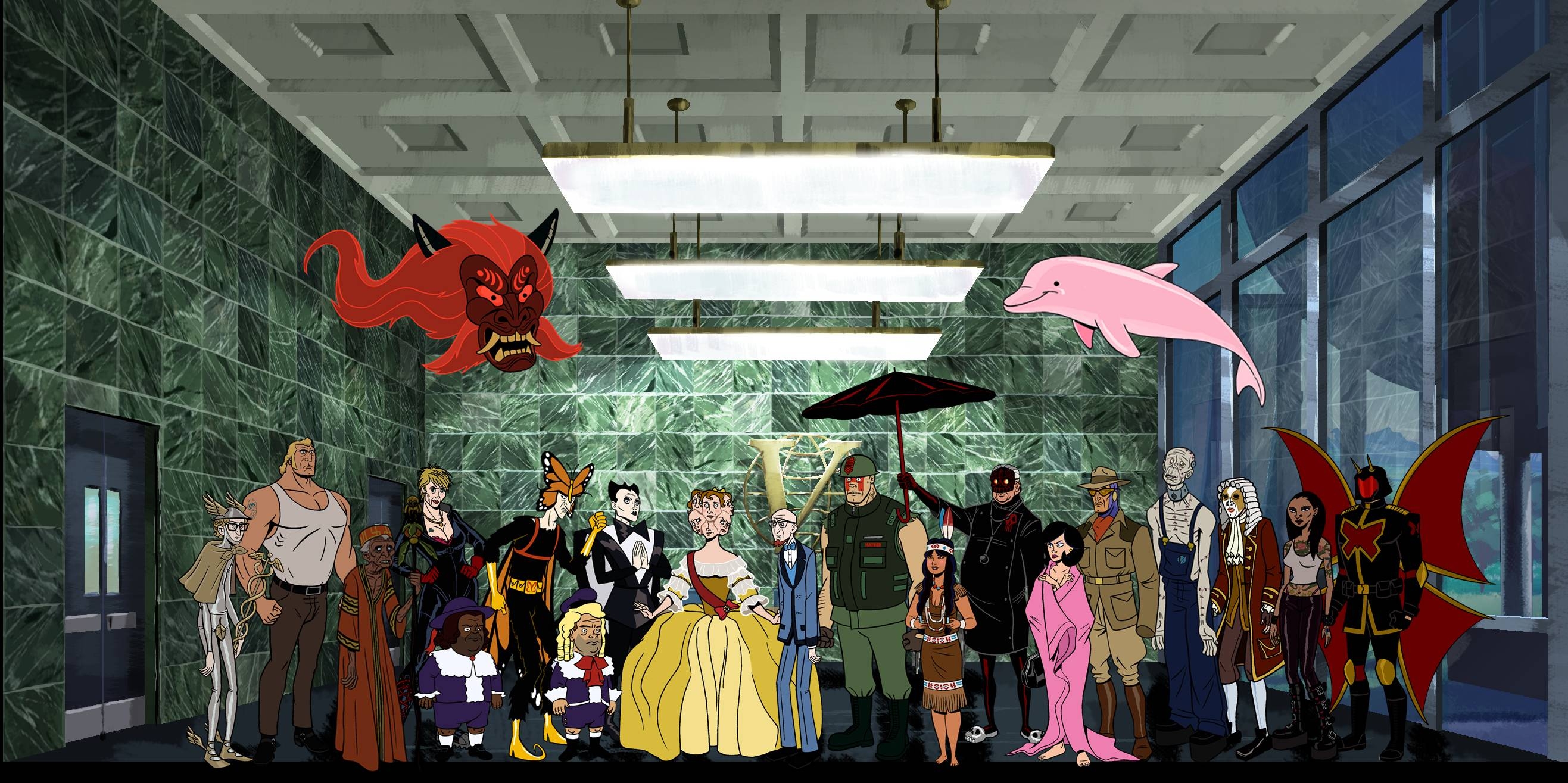 2640x1320 Venture Bros Computer Wallpaper, Desktop Background  Id, Dual Screen