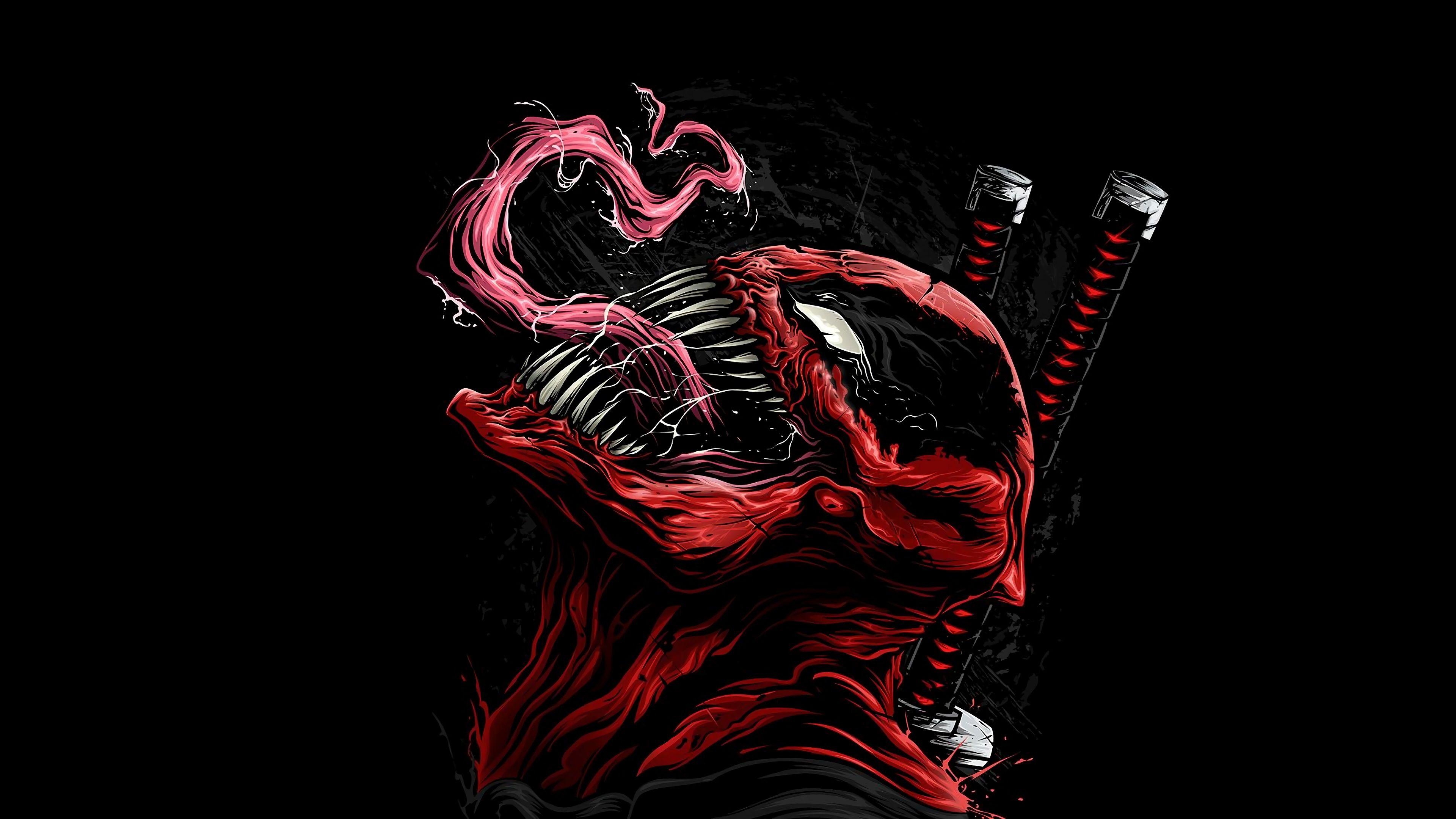 3840x2160 Deadpool Venom Marvel Comics 4K Wallpaper venom, Marvel, Desktop