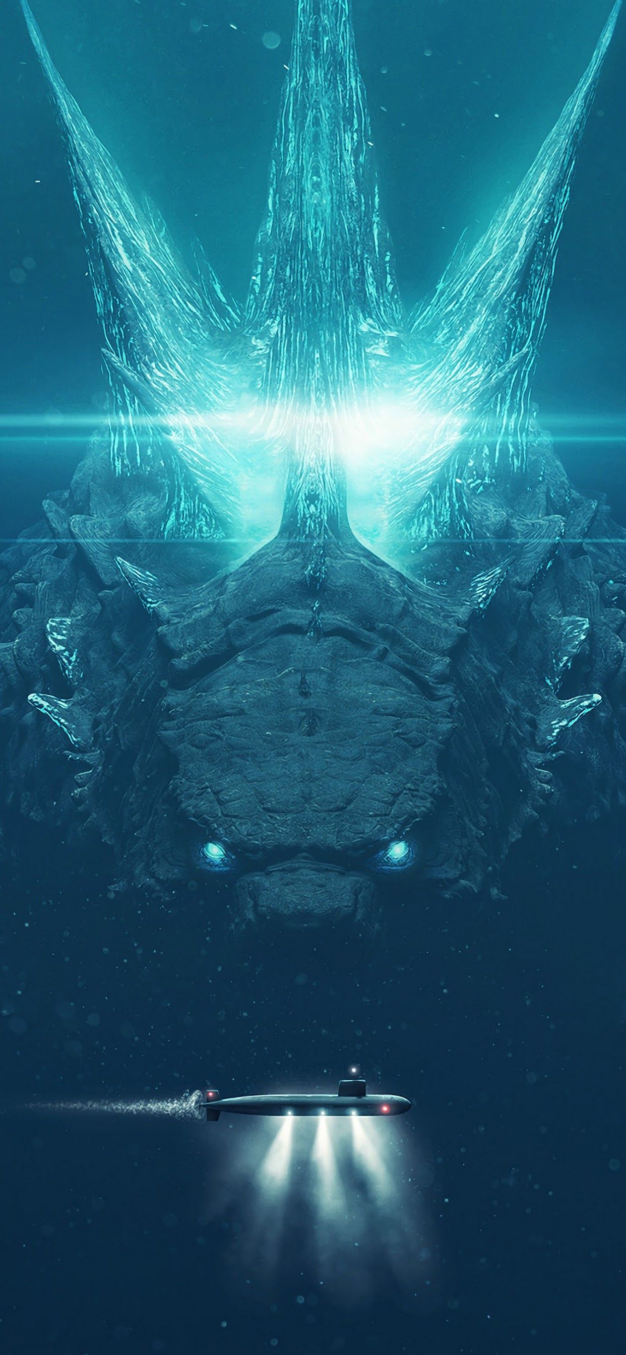 1250x2690 Godzilla: King of the Monsters 4K Wallpaper, Phone