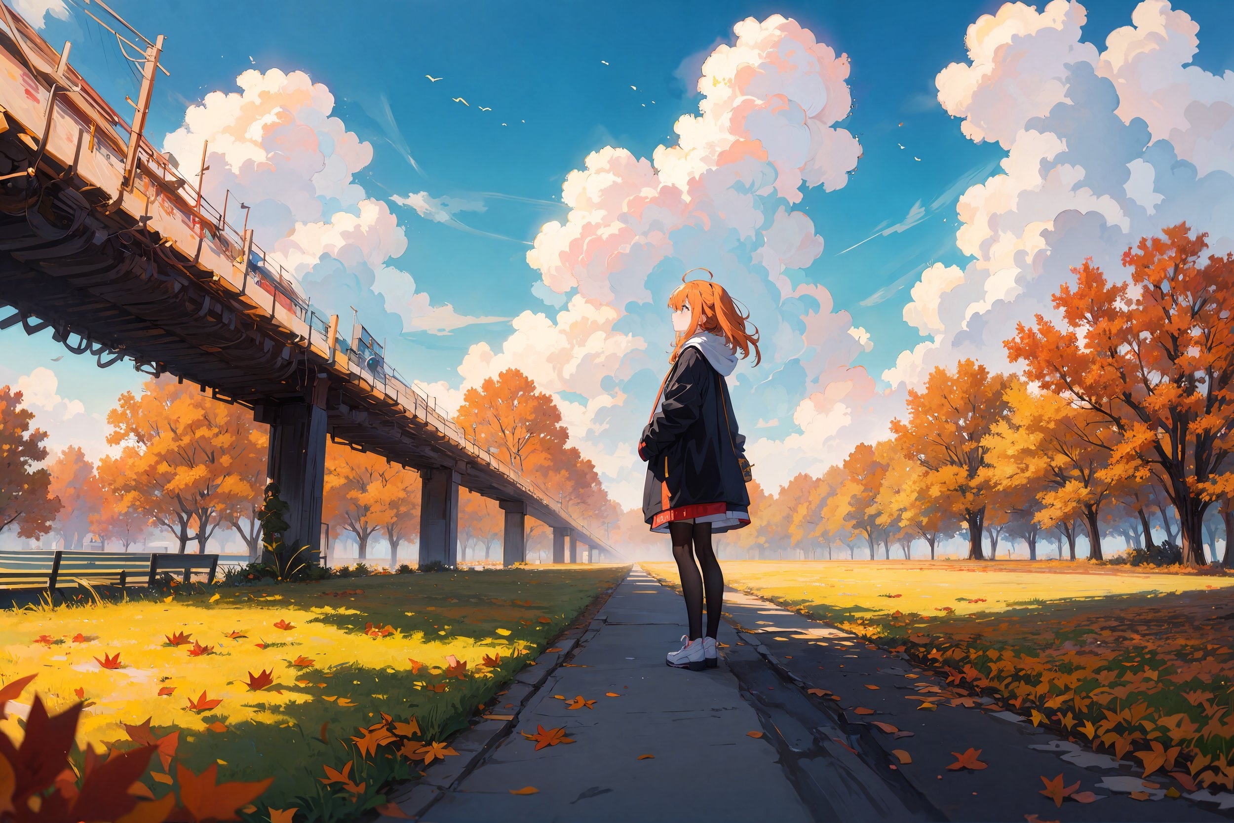 2500x1670 Autumn Girl 4K Wallpaper: Embrace the Warmth and Beauty of Fall on Your Screen, Desktop