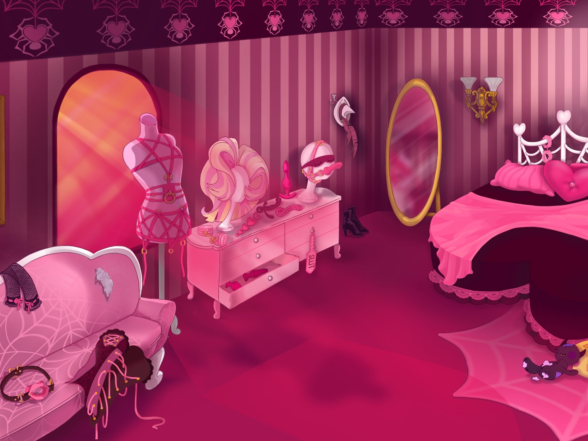 2050x1540 Heather Watkins For My Comic So Far! Angel's Bedroom View 1 3, Desktop