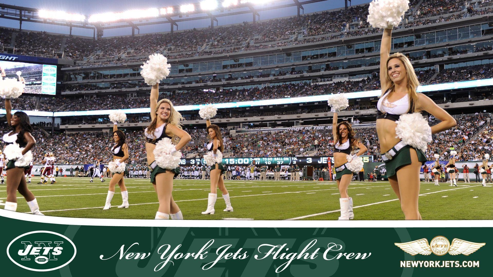 1920x1080 New York Jets. Flight Crew NY Jets Cheerleader Wallpaper, Desktop