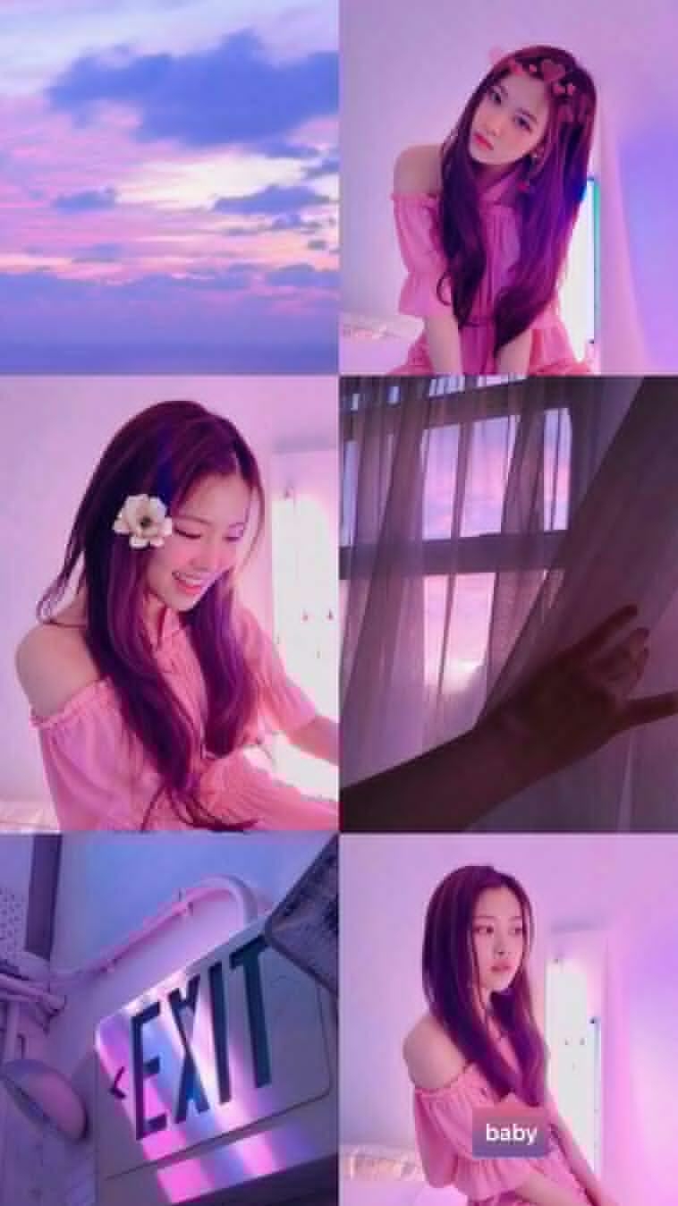 760x1350 Aesthetic Wallpaper Black Pink, Phone