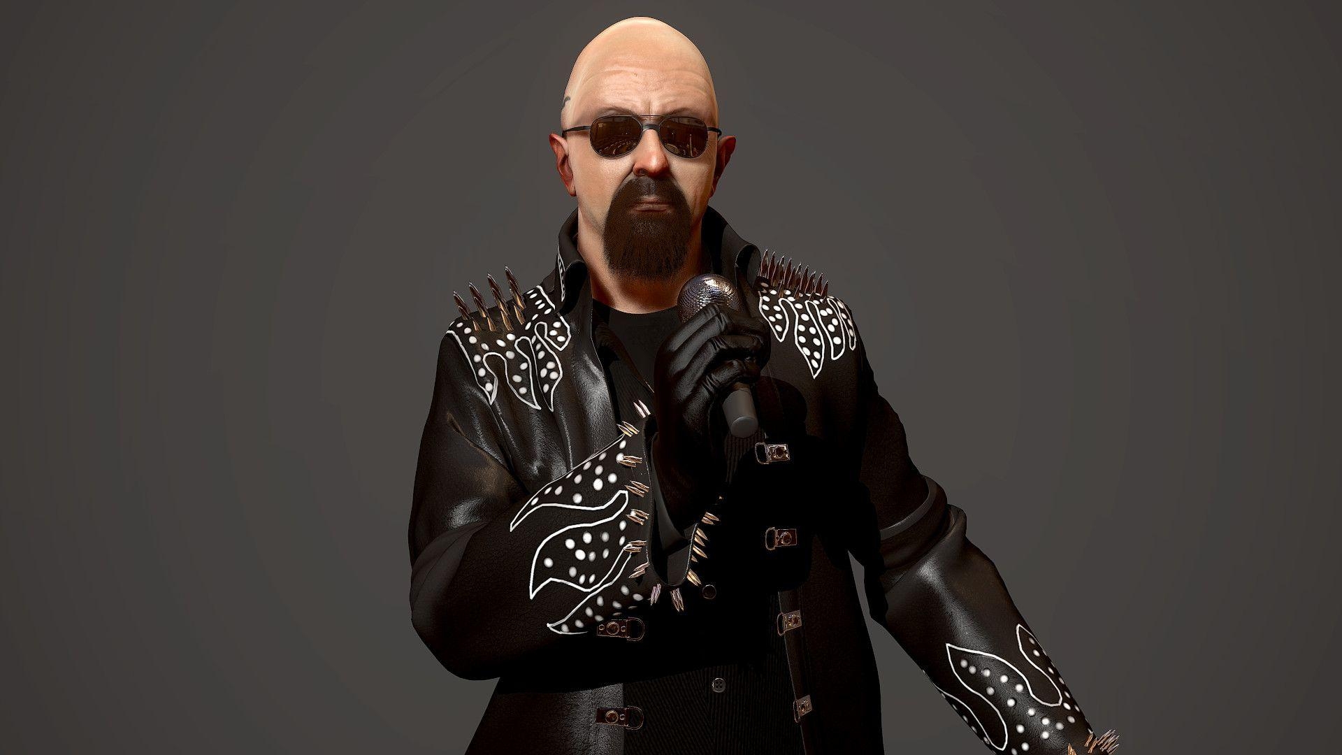 1920x1080 Rob Halford portrait, Martin Garnier, Desktop