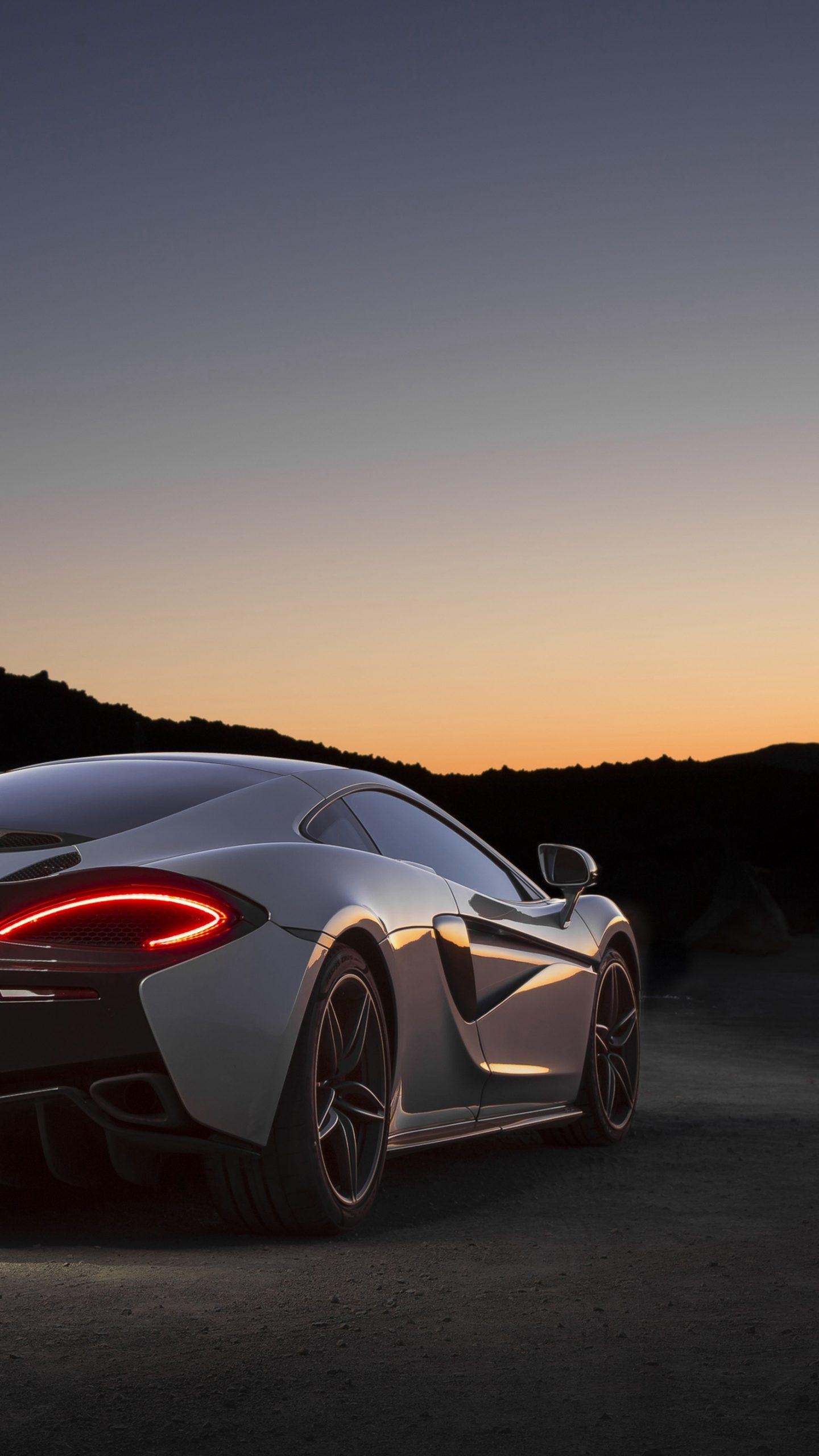 1440x2560 Car Sunset Sport Car 4K Wallpaper, Phone