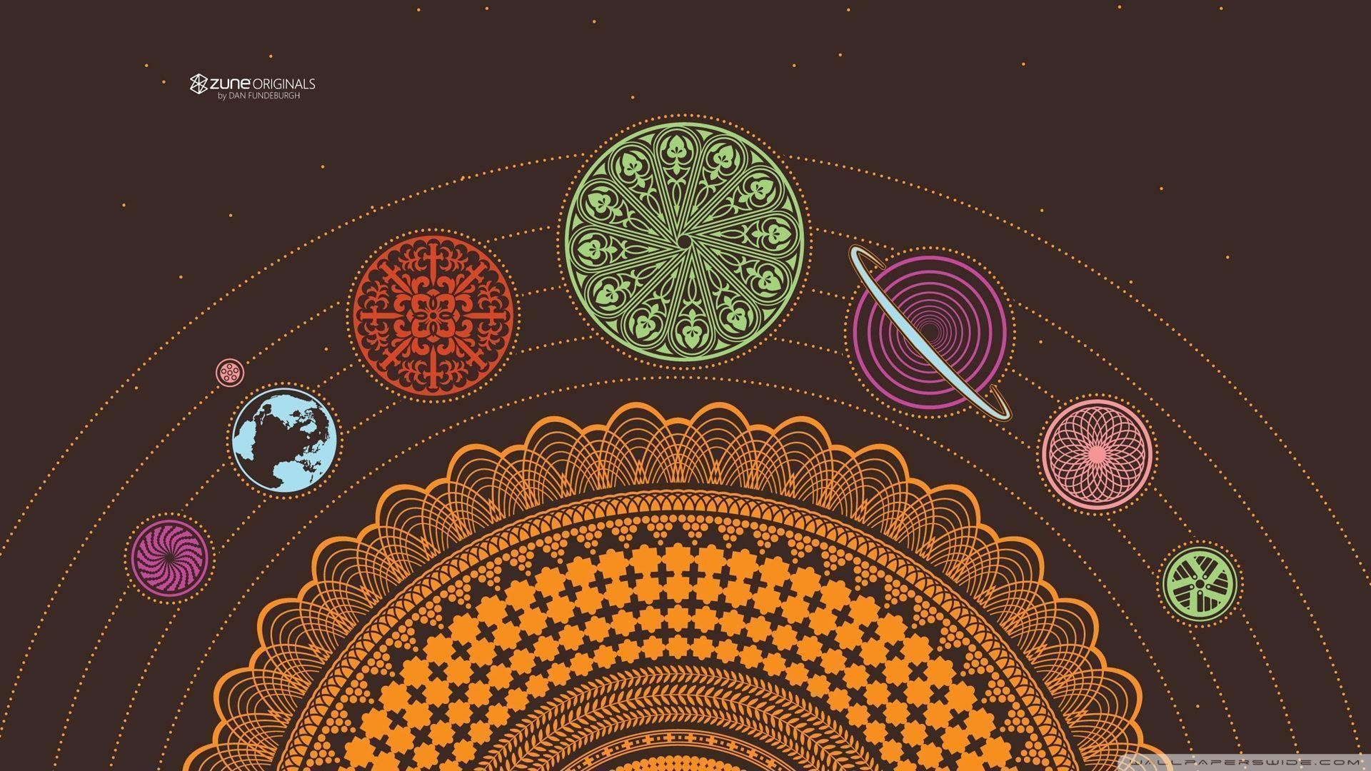 1920x1080 Zune Solar System HD desktop wallpaper, Widescreen, High, Desktop