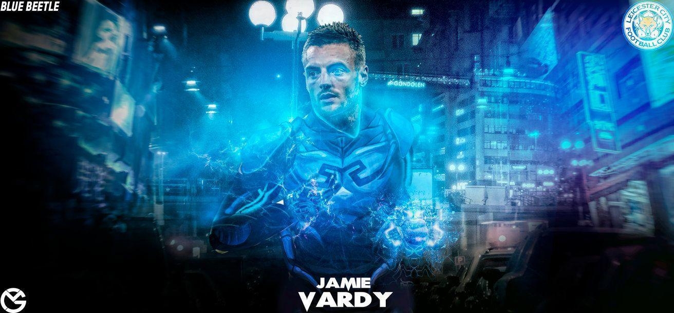 1320x610 Jamie Vardy wallpaper, Dual Screen