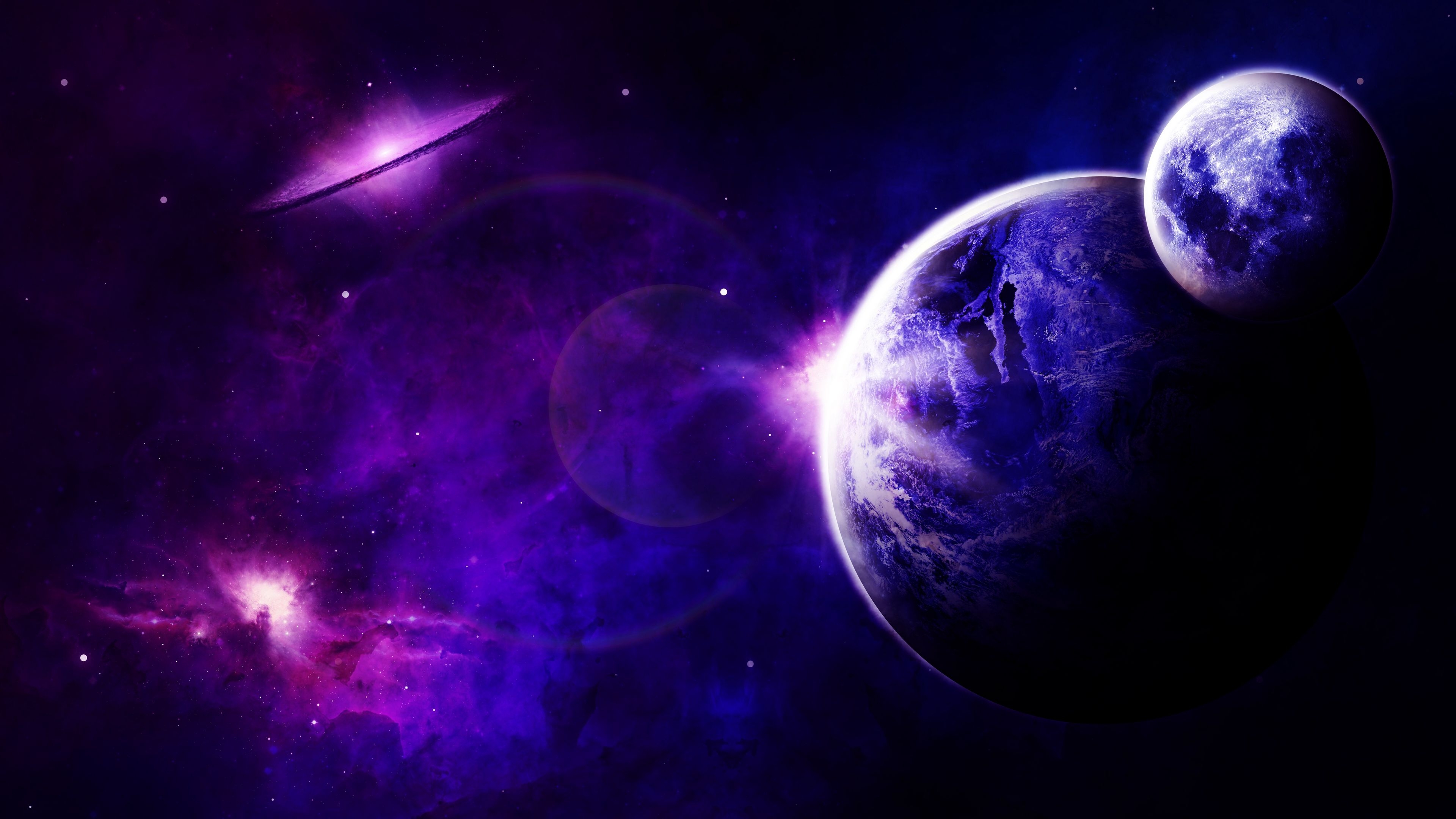 3840x2160 Wallpaper / space, planet, astronomy, galaxy, universe, 4k free download, Desktop