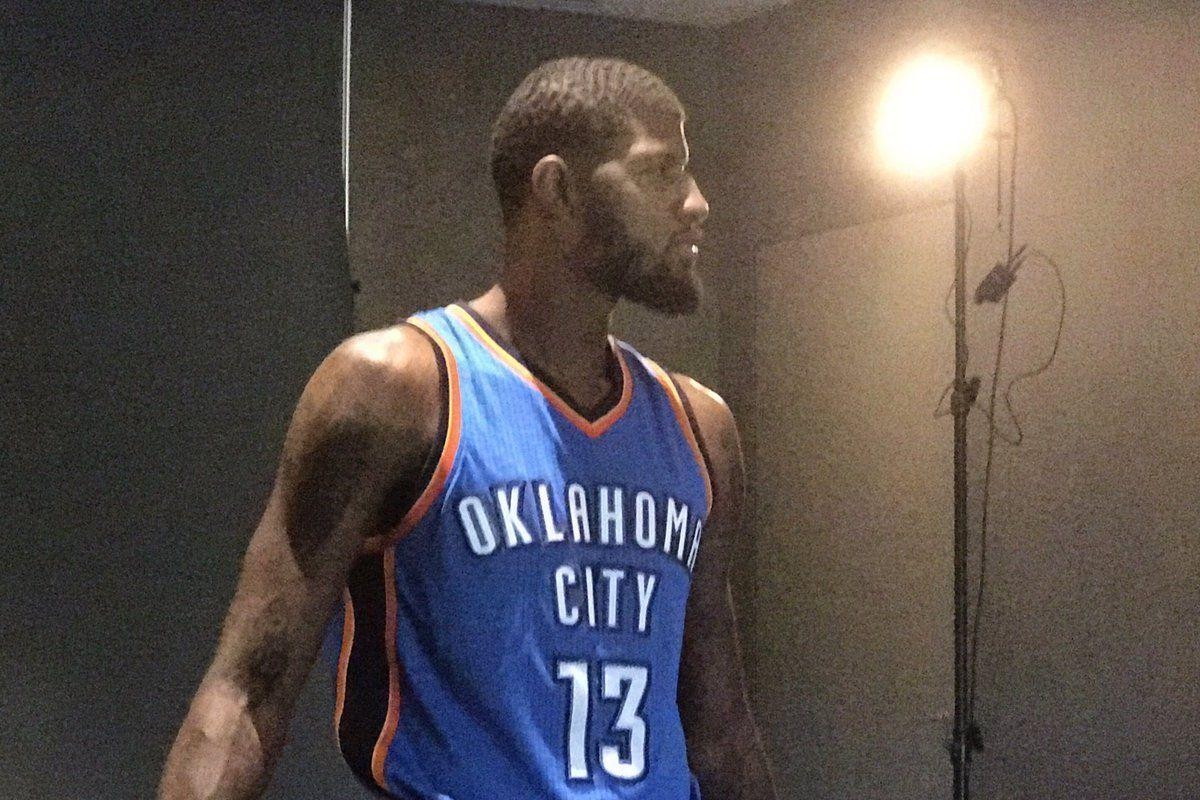 1200x800 Thunder let Paul George take James Harden's old number 2 years, Desktop