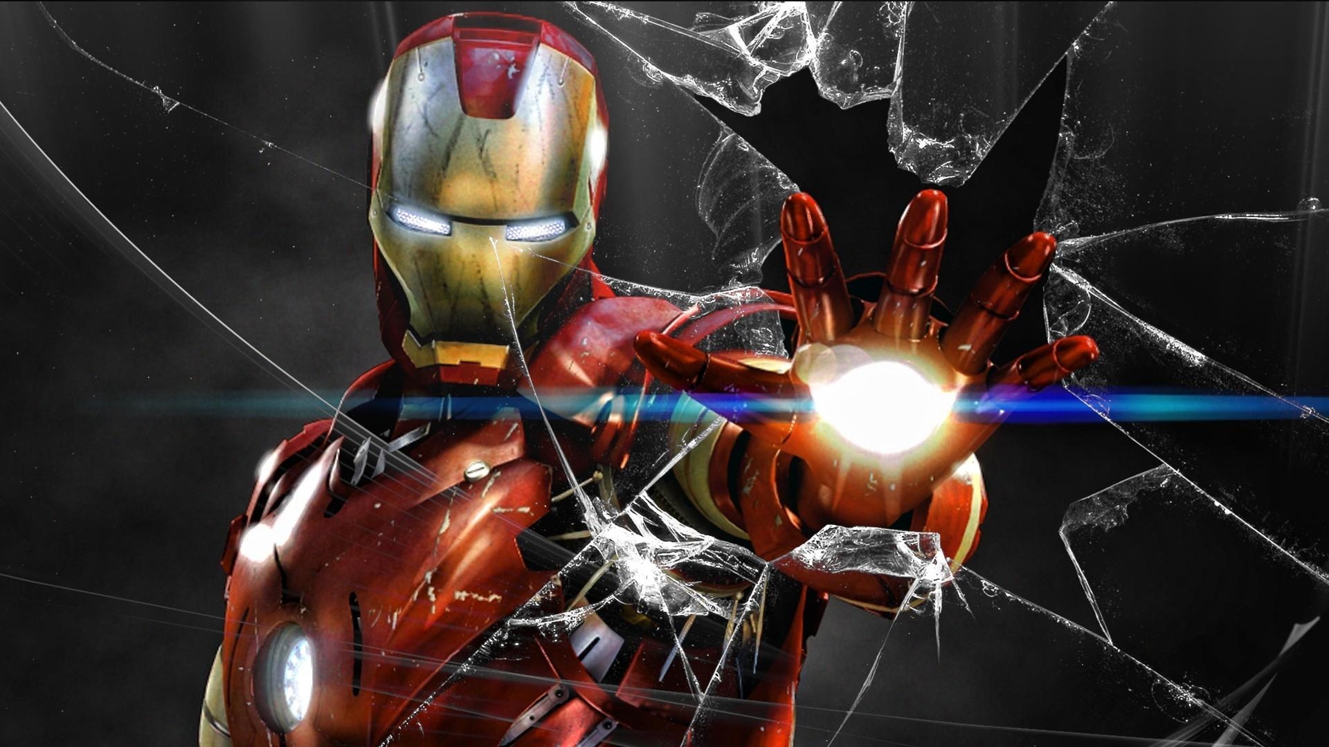 1920x1080 Iron Man Broken Screen Wallpaper, Desktop