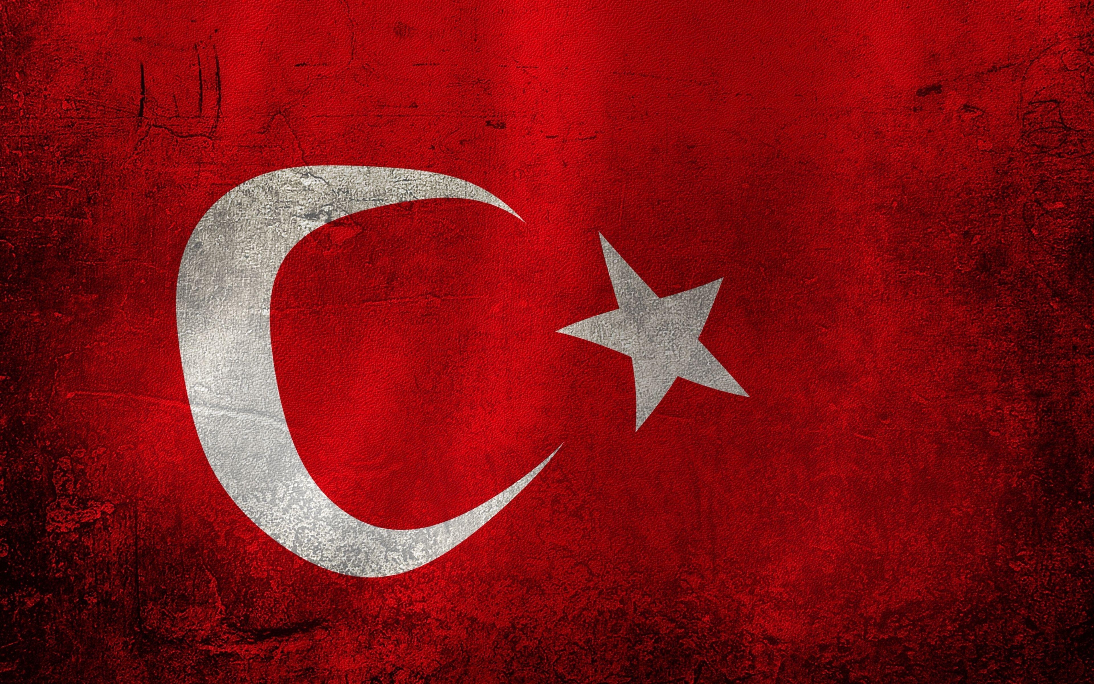 3840x2400 Turkey flag, Desktop