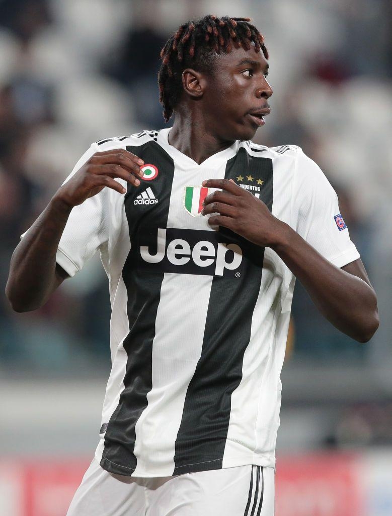 780x1030 TURIN, ITALY 02: Moise Kean of Juventus FC looks on during, Phone