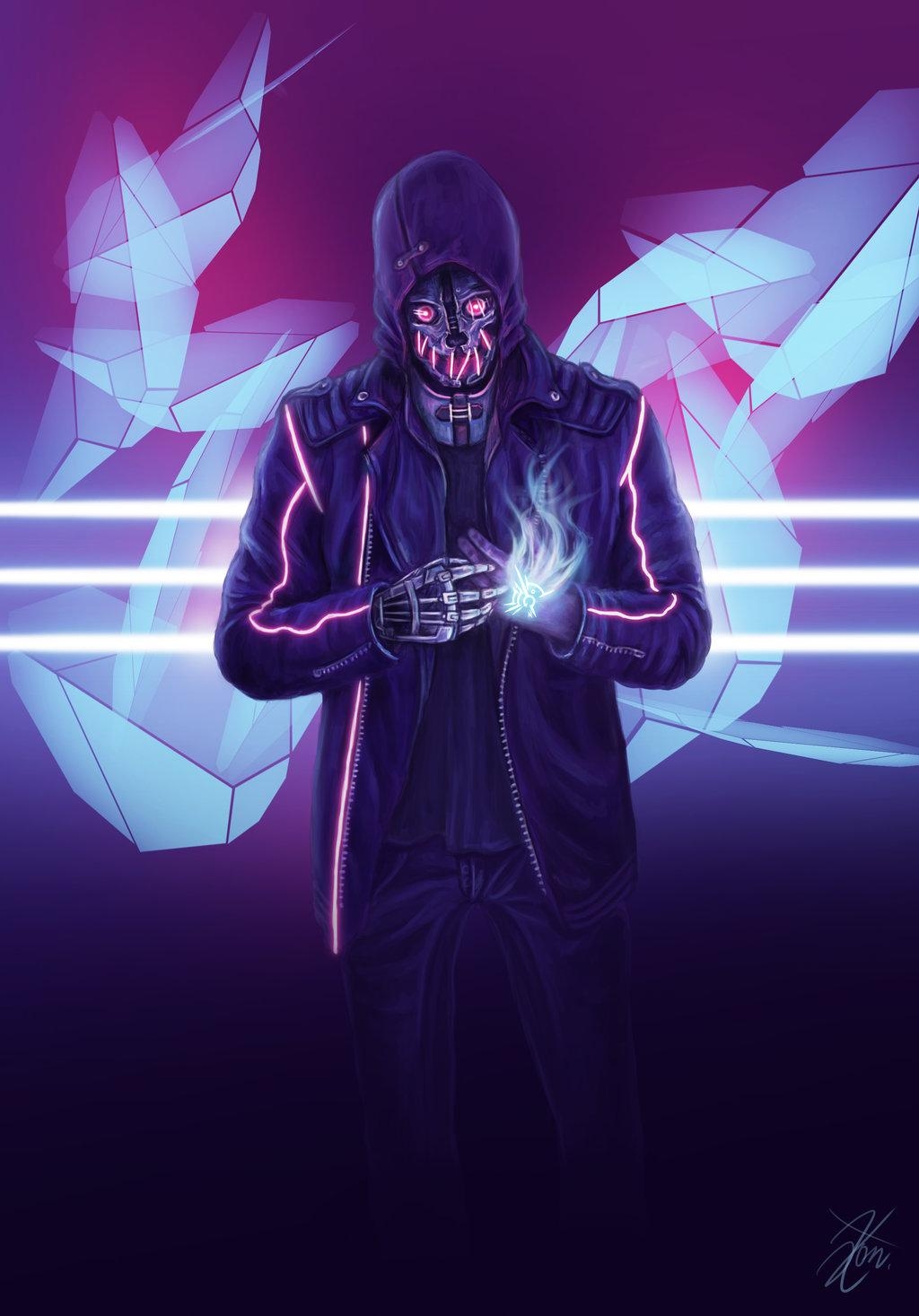 1030x1470 Synthwave Wallpaper Corvo Wallpaper, Phone