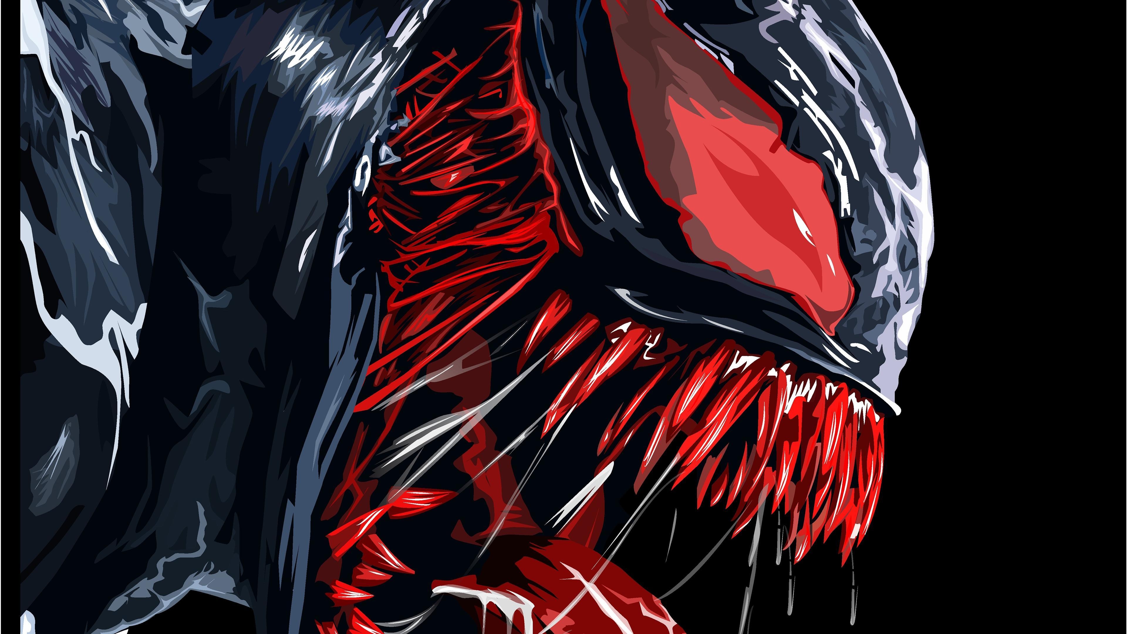 3840x2160 Red Venom Artwork 4k, HD Superheroes, 4k Wallpaper, Image, Desktop