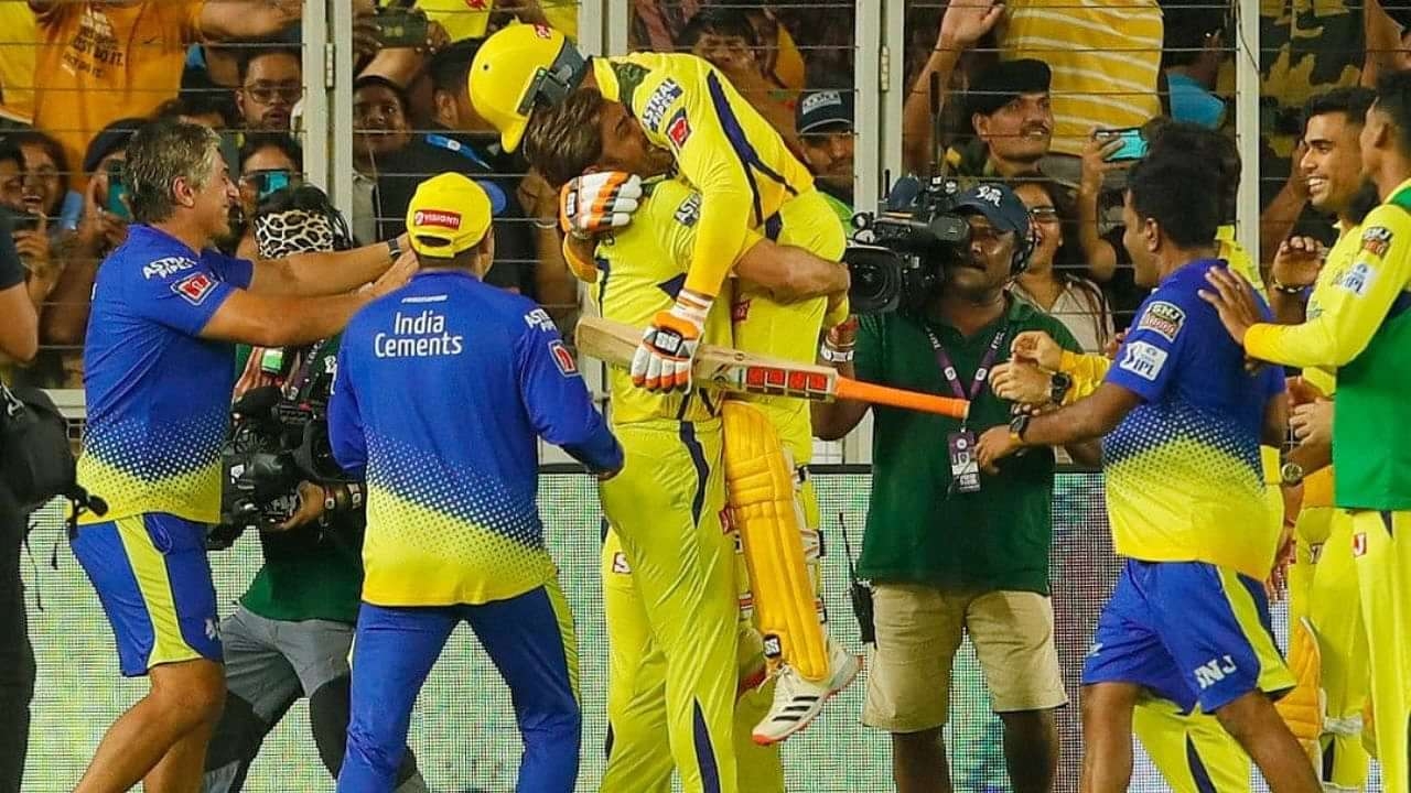 1280x720 CSK Win Image of Dhoni and Jadeja: Best Twitter Reactions On CSK Winning IPL 2023, Desktop