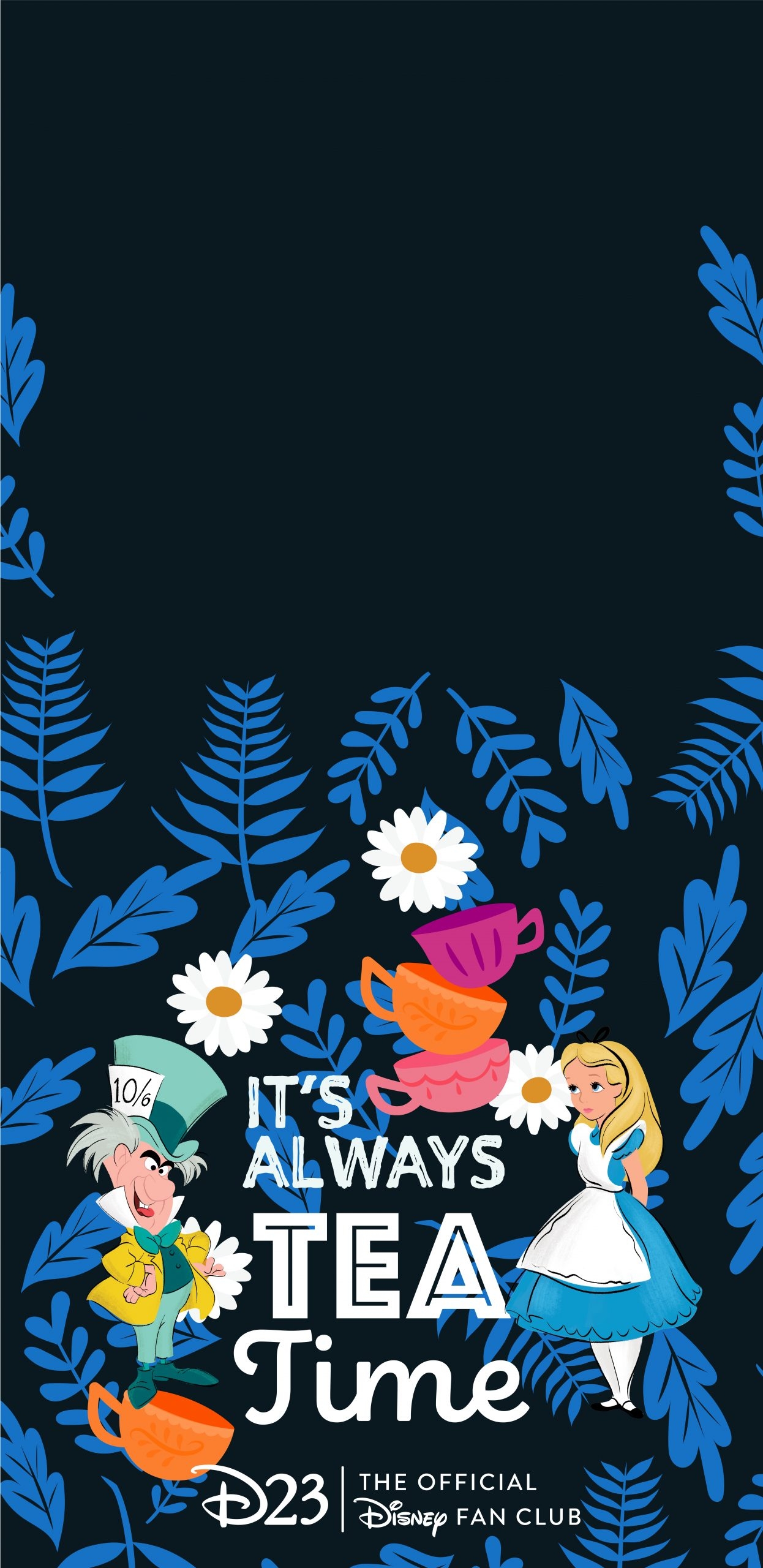 1250x2560 Make Your Phone a Wonderland with These Wallpaper Celebrating 70 Years of Alice in Wonderland, Phone