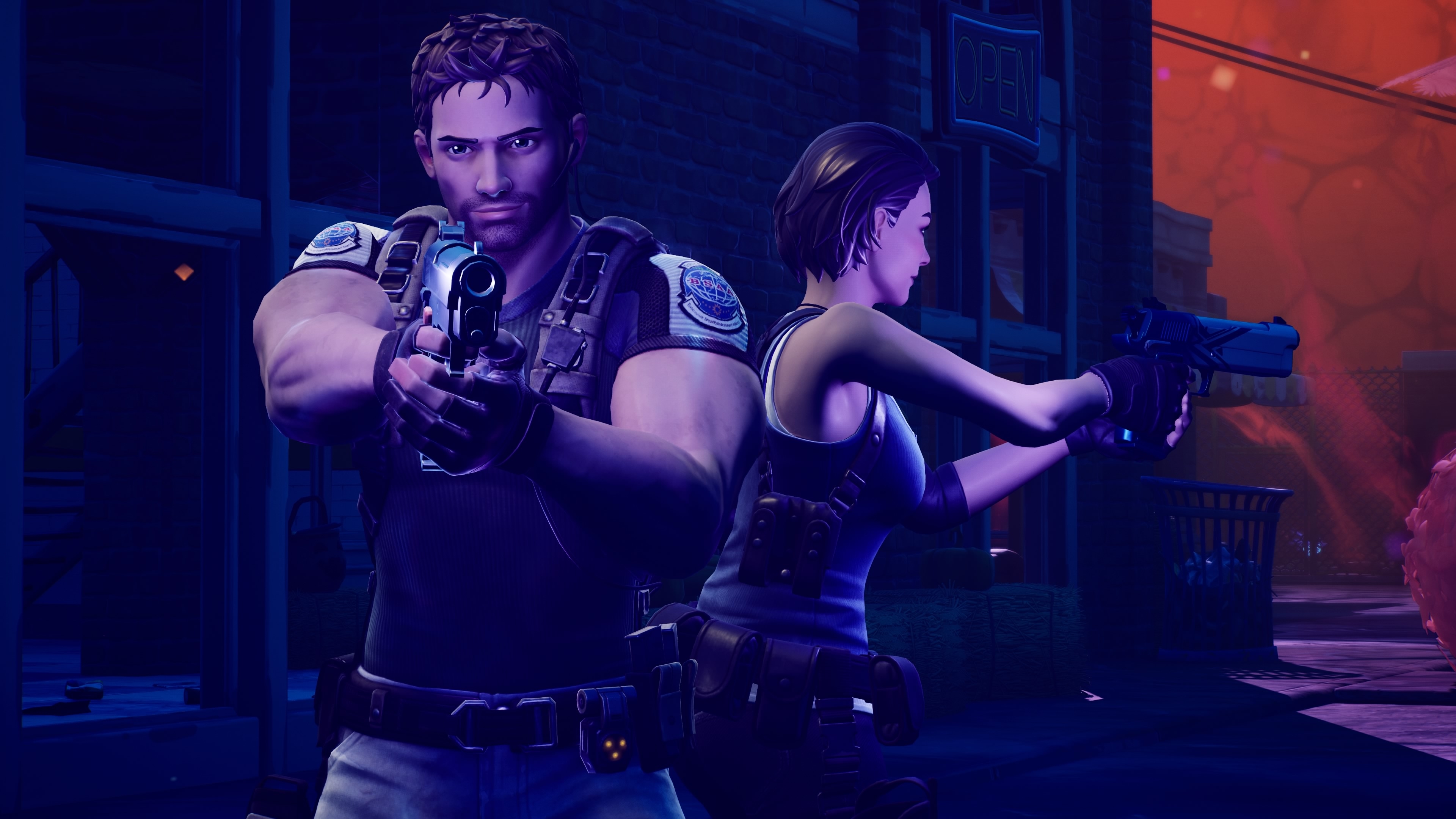 3840x2160 Chris Redfield Fortnite wallpaper, Desktop