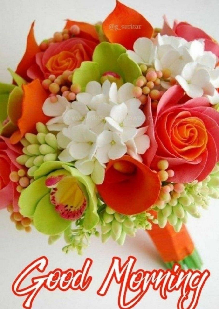 910x1280 Good Morning Flowers wallpaper, Phone