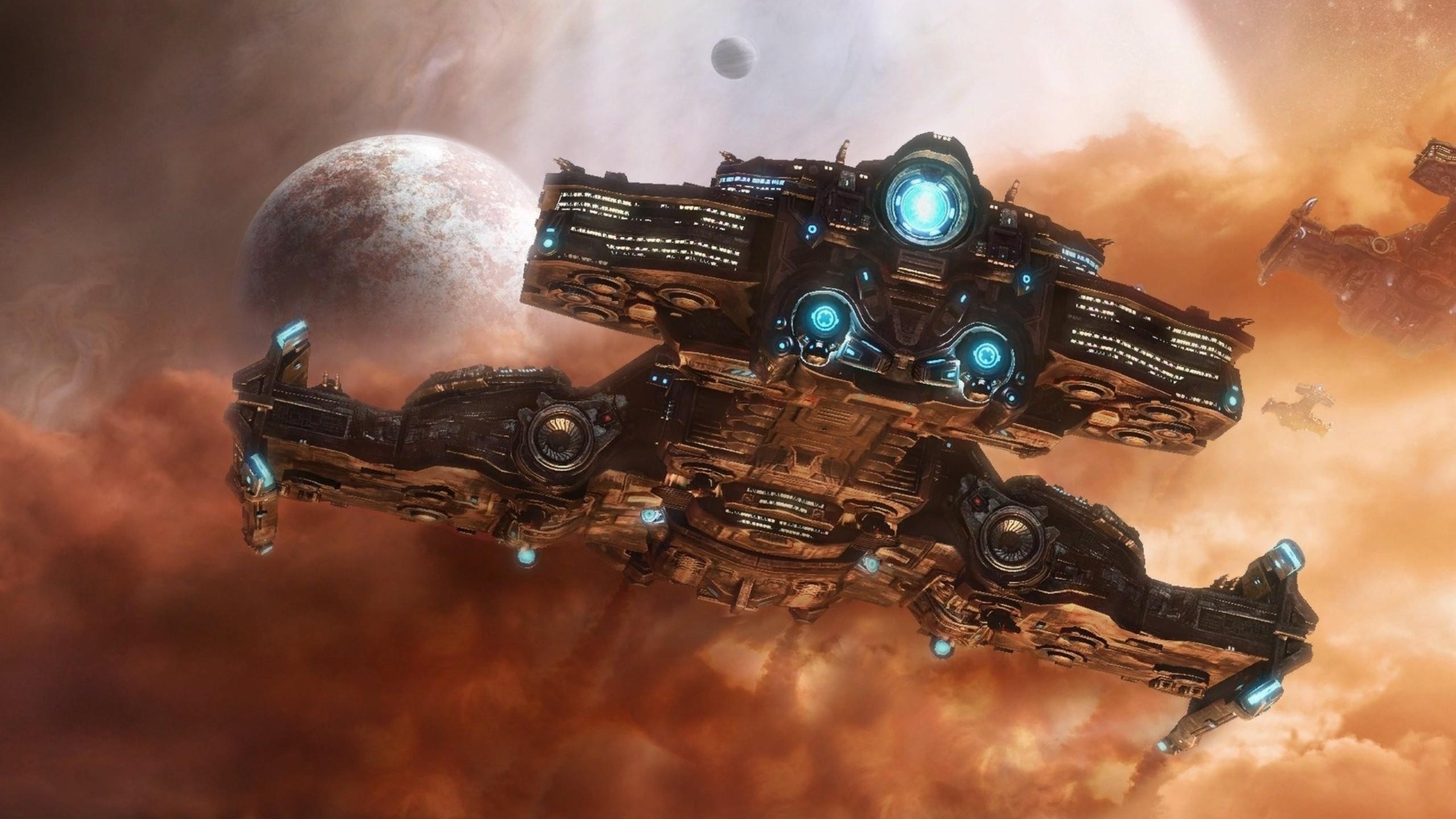 2560x1440 Spaceships Fantasy Spaceship Wallpaper 1920x1200 px Free Download, Desktop