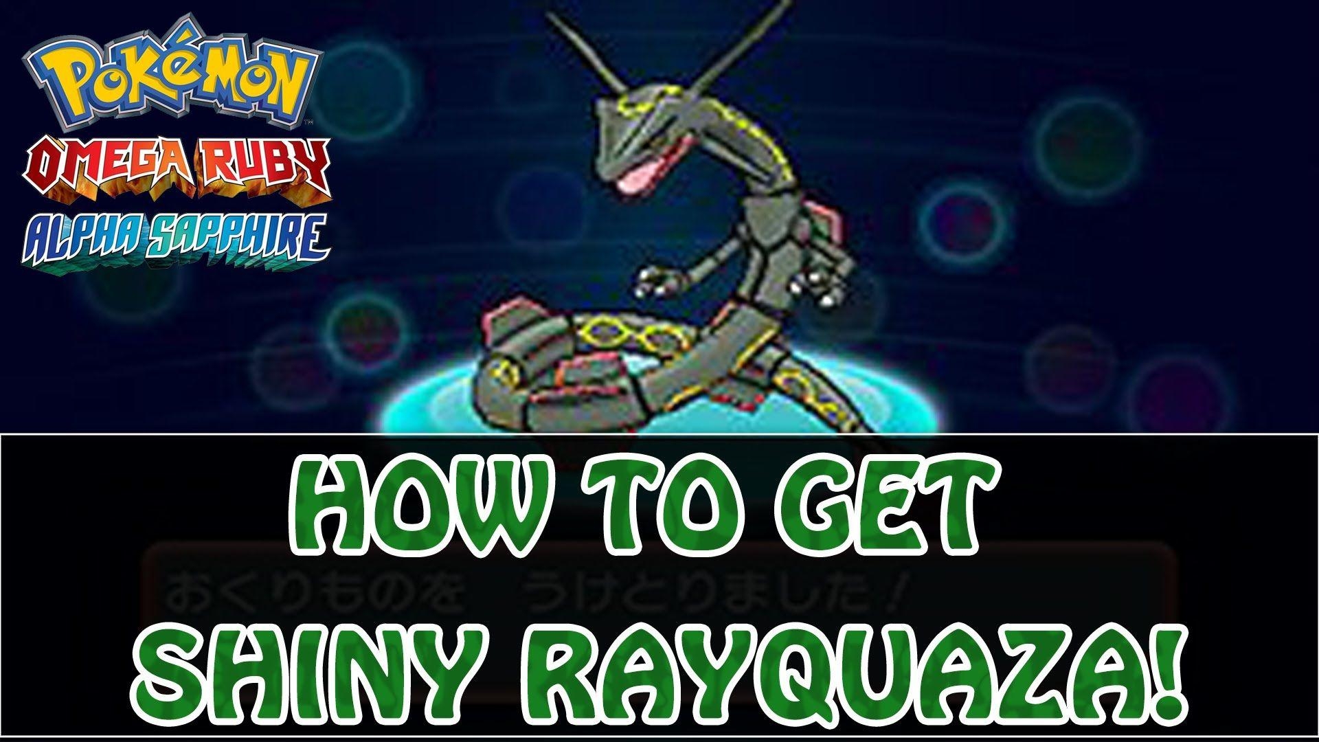 1920x1080 Pokémon Omega Ruby and Alpha Sapphire. How To Shiny Rayquaza, Desktop